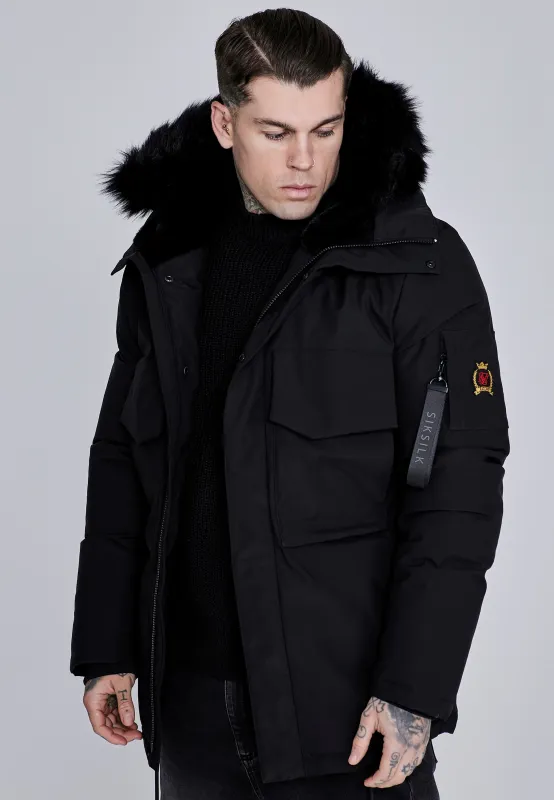 Black Parka sold by Siksilk