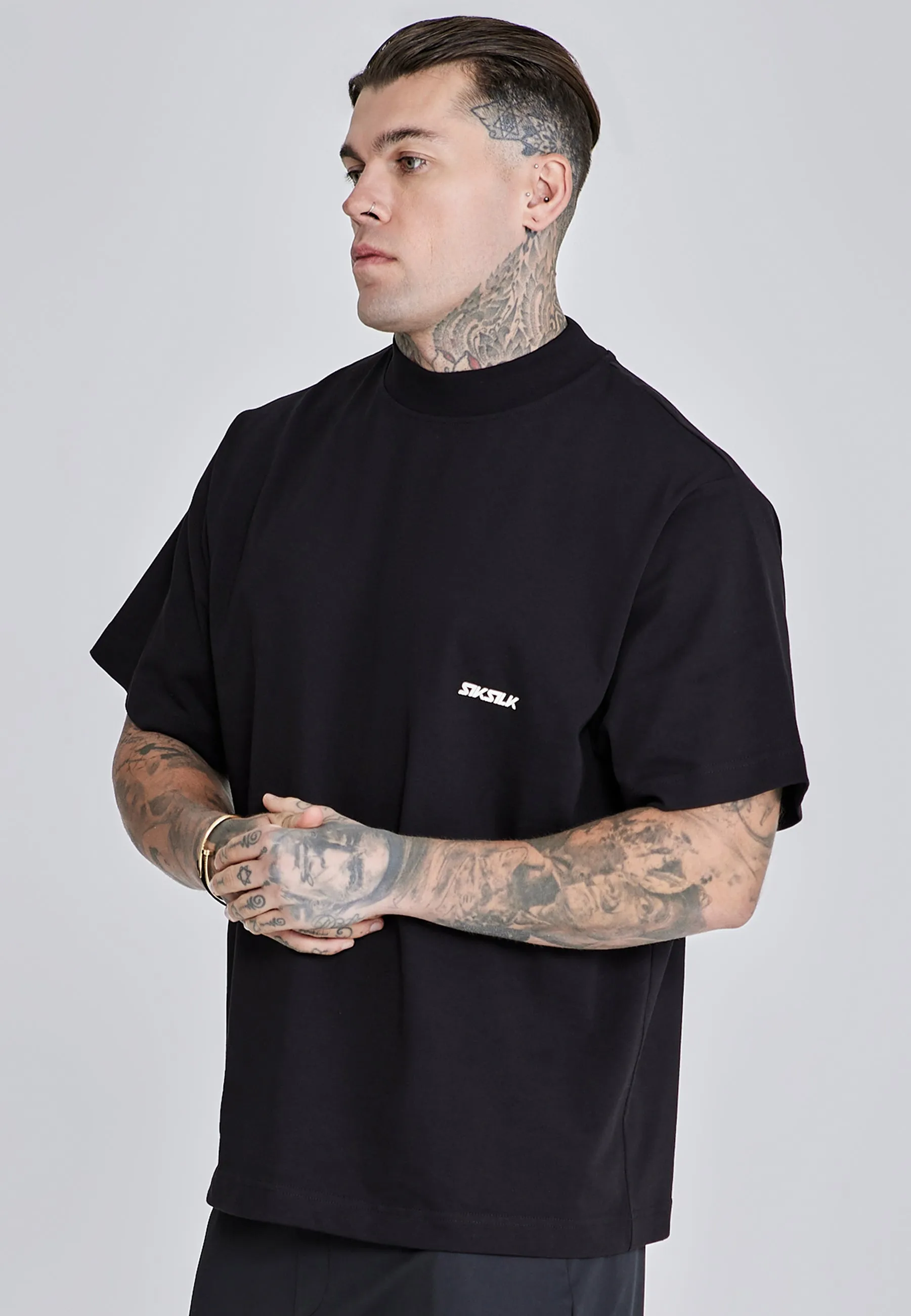 Black Graphic T-Shirt sold by Siksilk