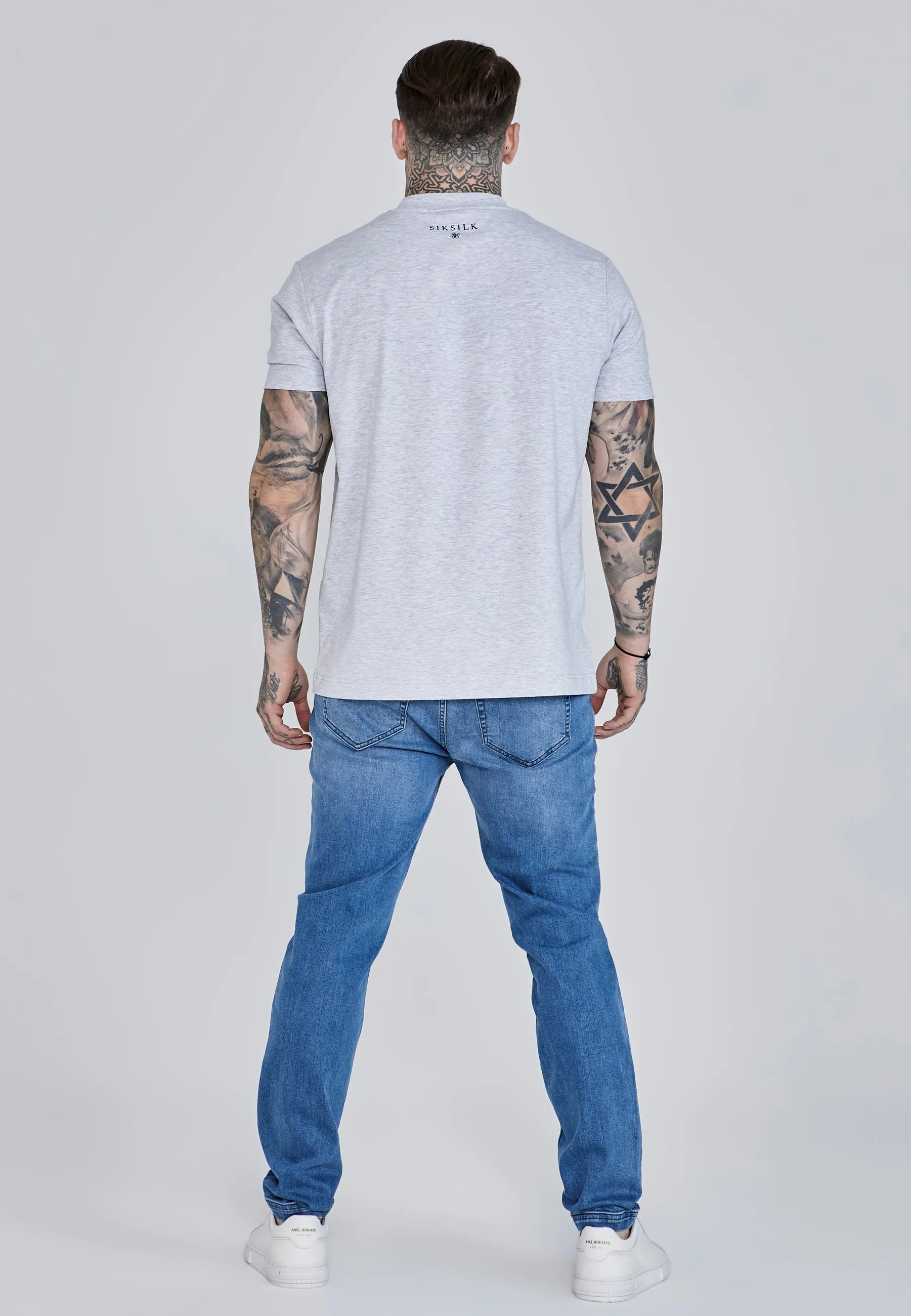 Slim Fit Jeans Washed Mid Blue sold by Siksilk product image thumbnail 5