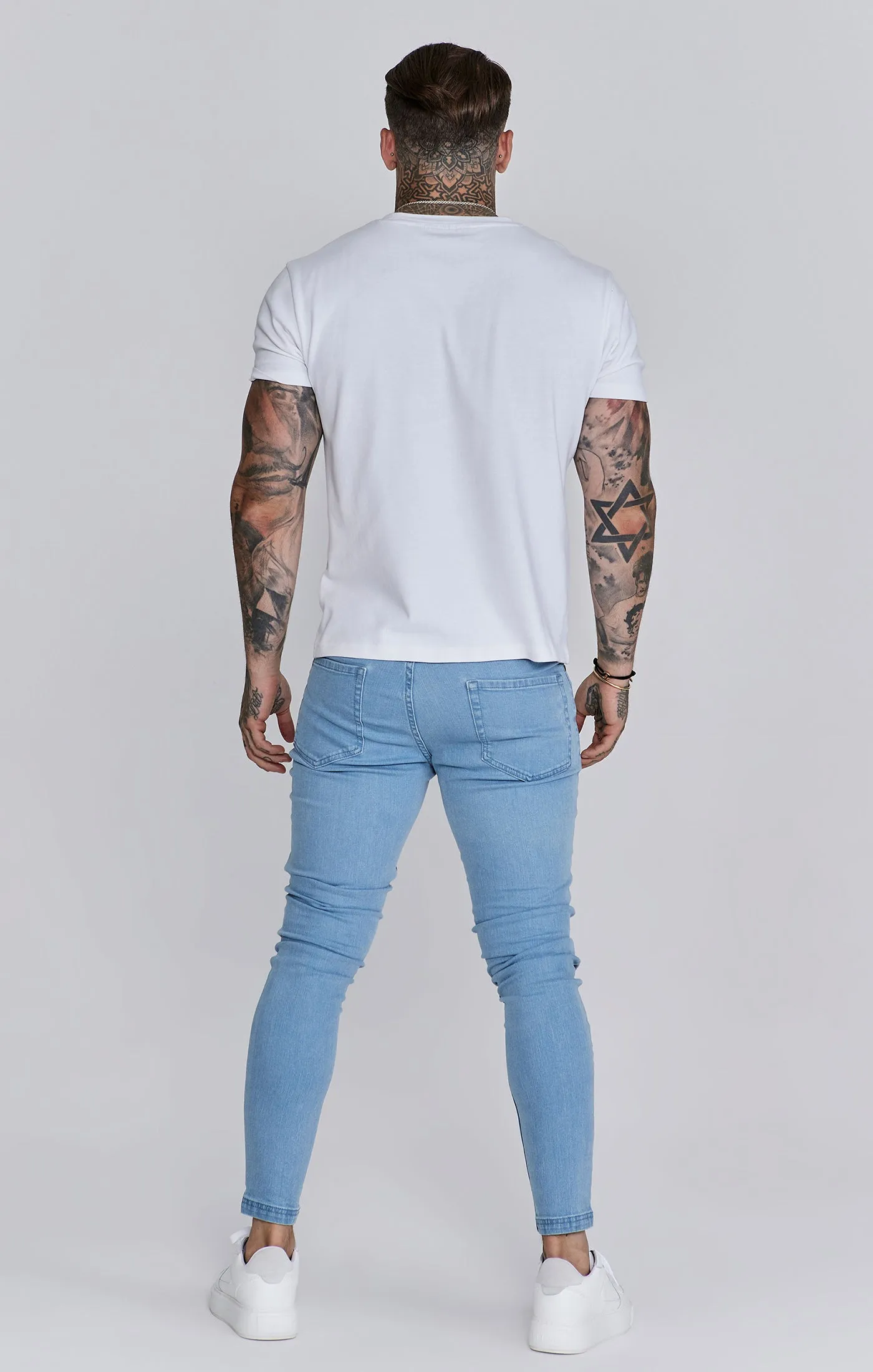 Skinny Jeans Washed Light Blue sold by Siksilk product image thumbnail 5