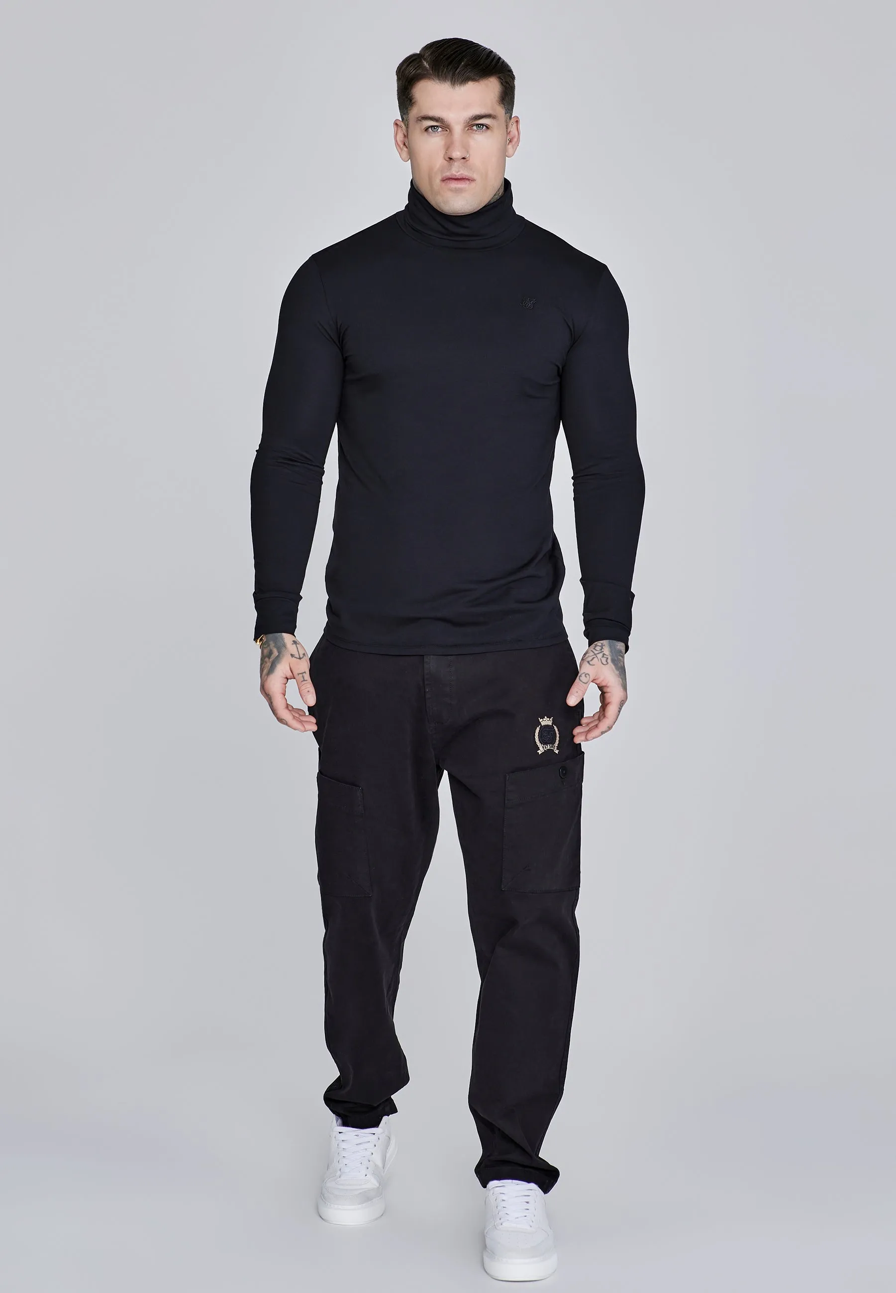 Black Smart Cargos sold by Siksilk product image thumbnail 4