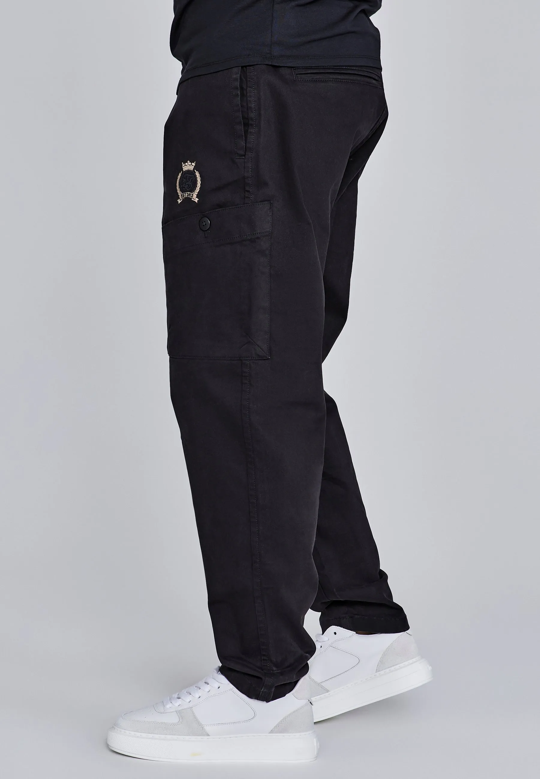 Black Smart Cargos sold by Siksilk product image thumbnail 2