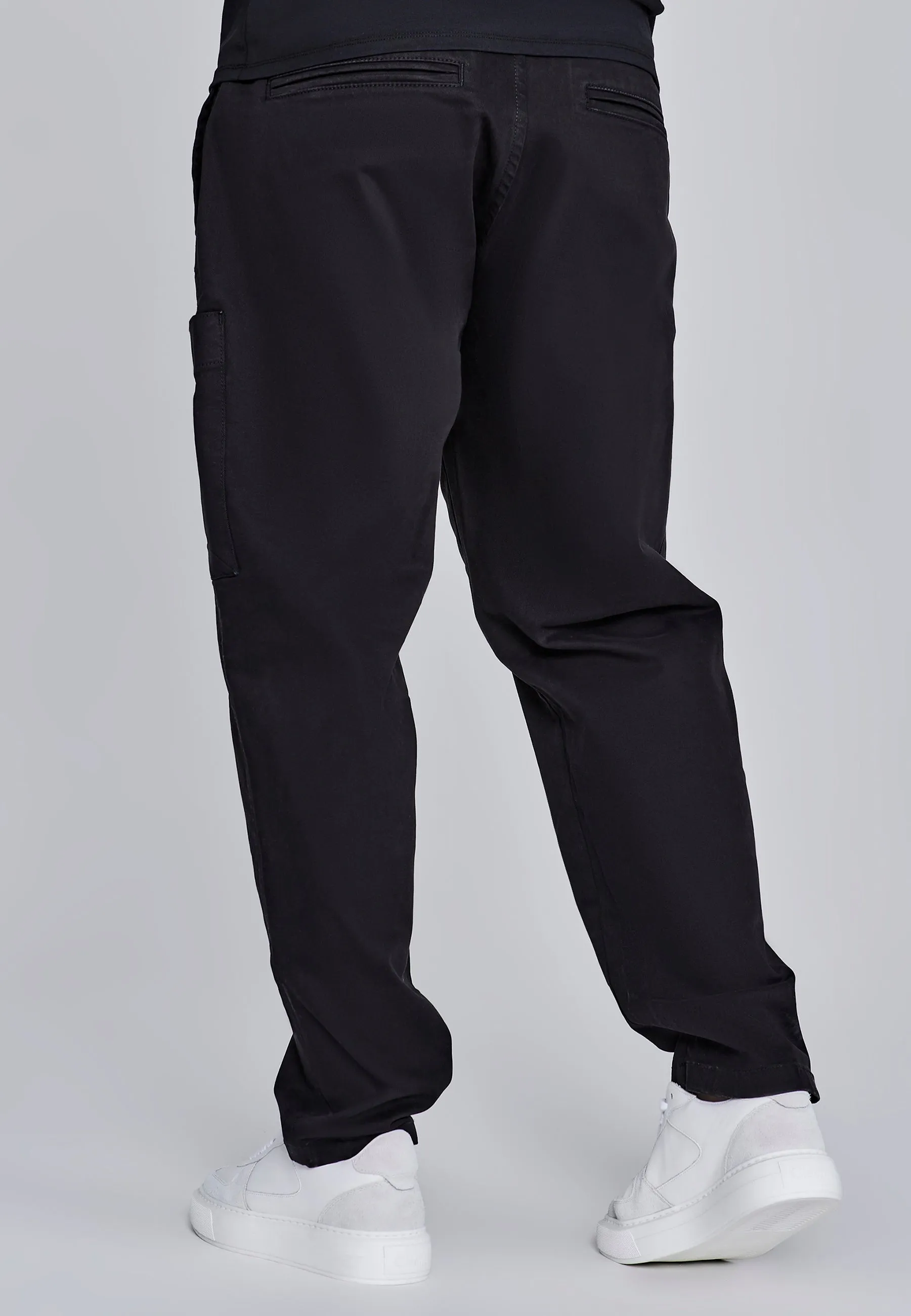Black Smart Cargos sold by Siksilk product image thumbnail 3
