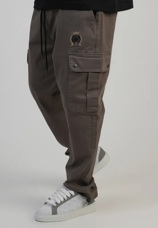 Brown Loose Fit Cargos sold by Siksilk