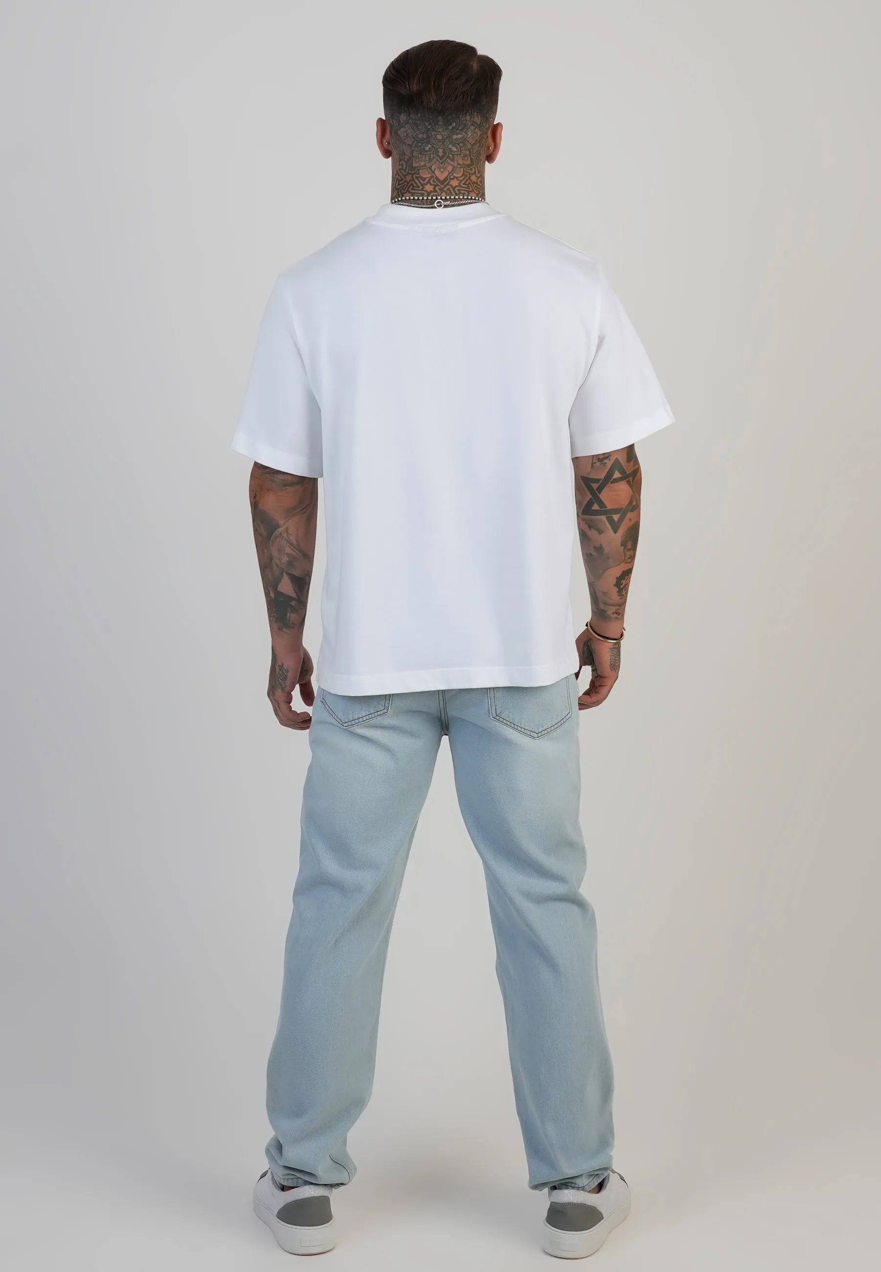 Straight Fit Jeans Washed Light Blue sold by Siksilk product image thumbnail 5