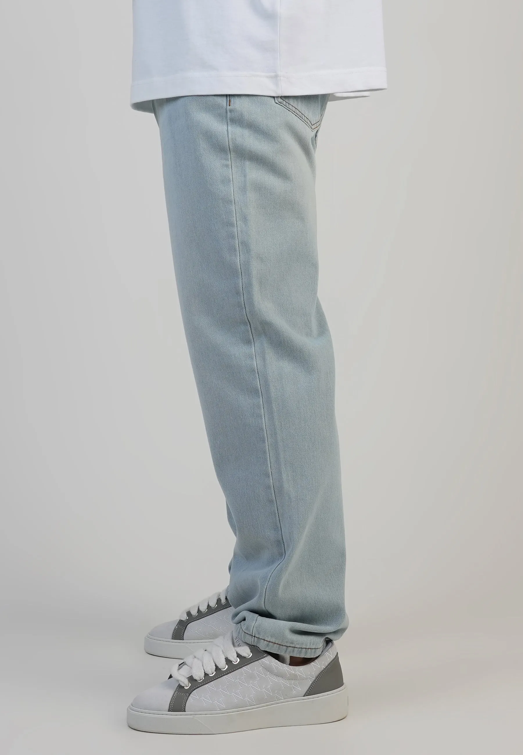 Straight Fit Jeans Washed Light Blue sold by Siksilk product image thumbnail 2