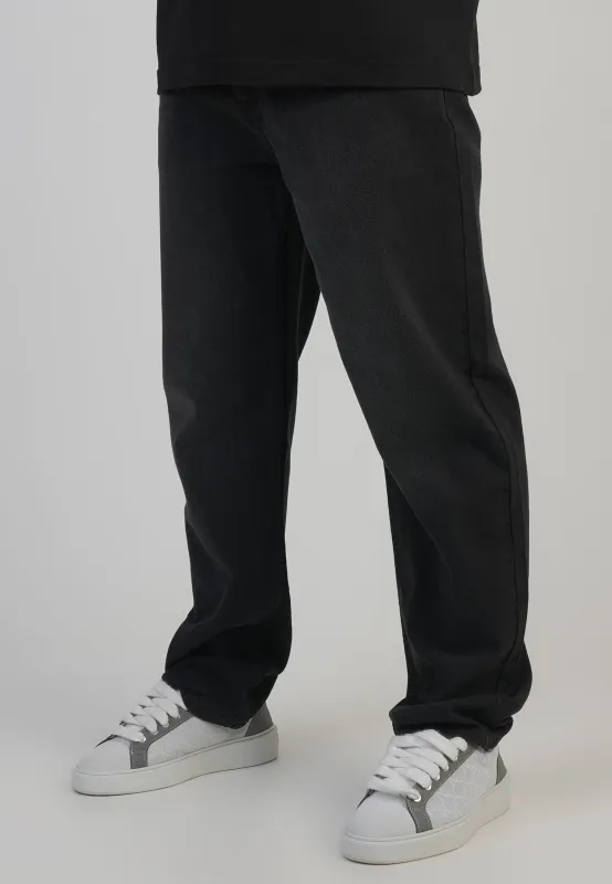 Straight Fit Jeans Washed Black sold by Siksilk
