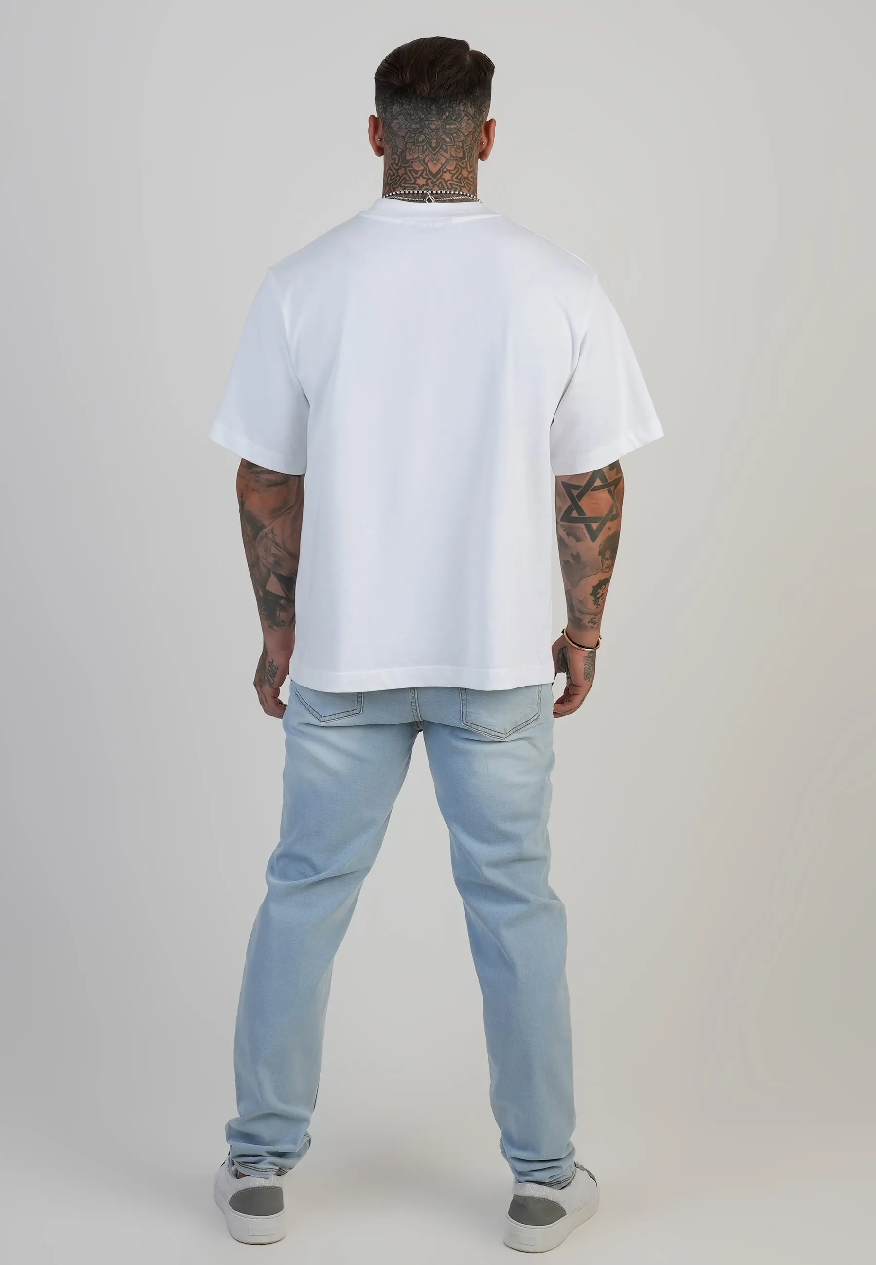 Slim Fit Jeans Washed Light Blue sold by Siksilk product image thumbnail 5