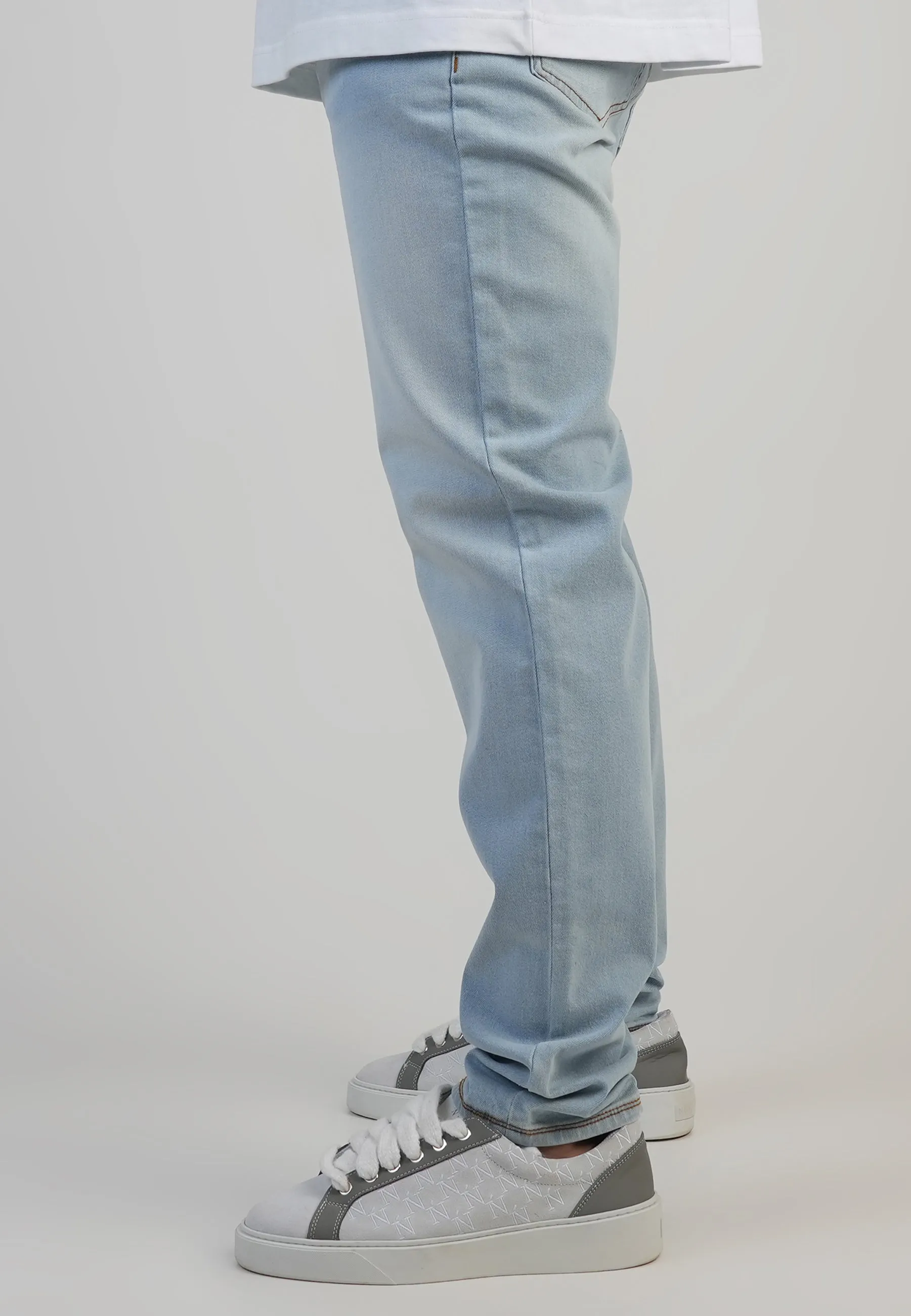 Slim Fit Jeans Washed Light Blue sold by Siksilk product image thumbnail 2