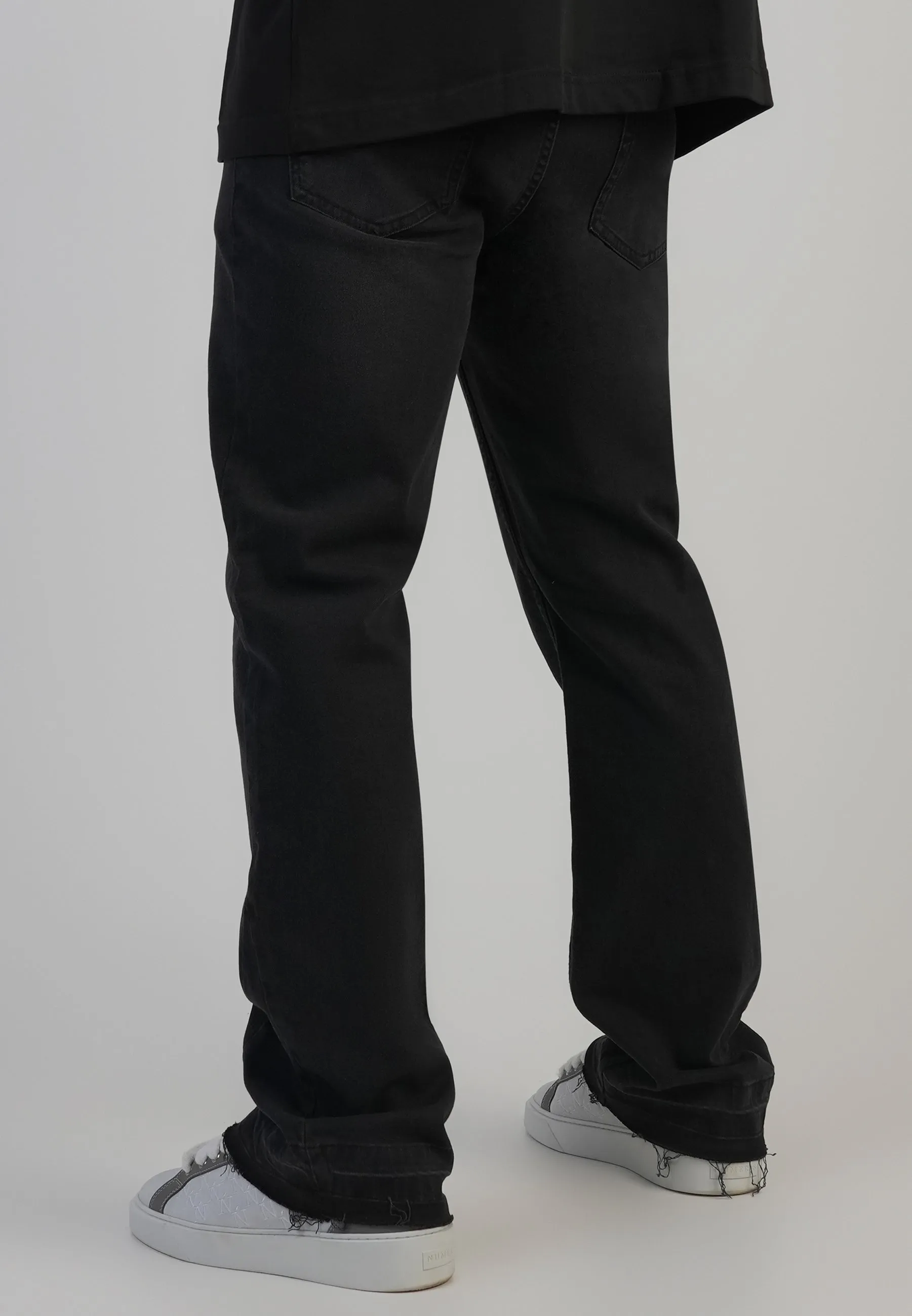 Flare Fit Jeans Washed Black sold by Siksilk product image thumbnail 3