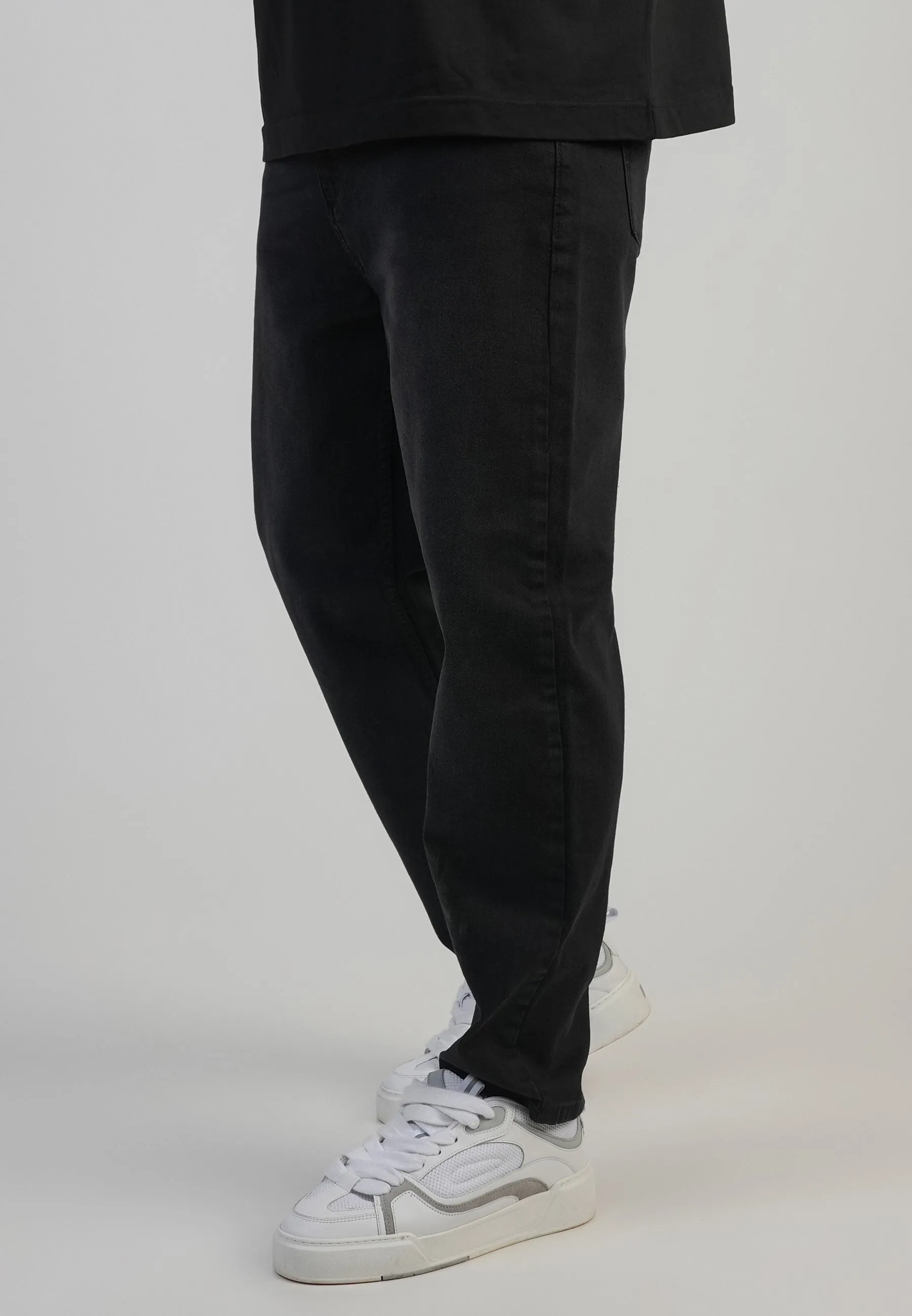 Tapered Jeans Washed Black sold by Siksilk
