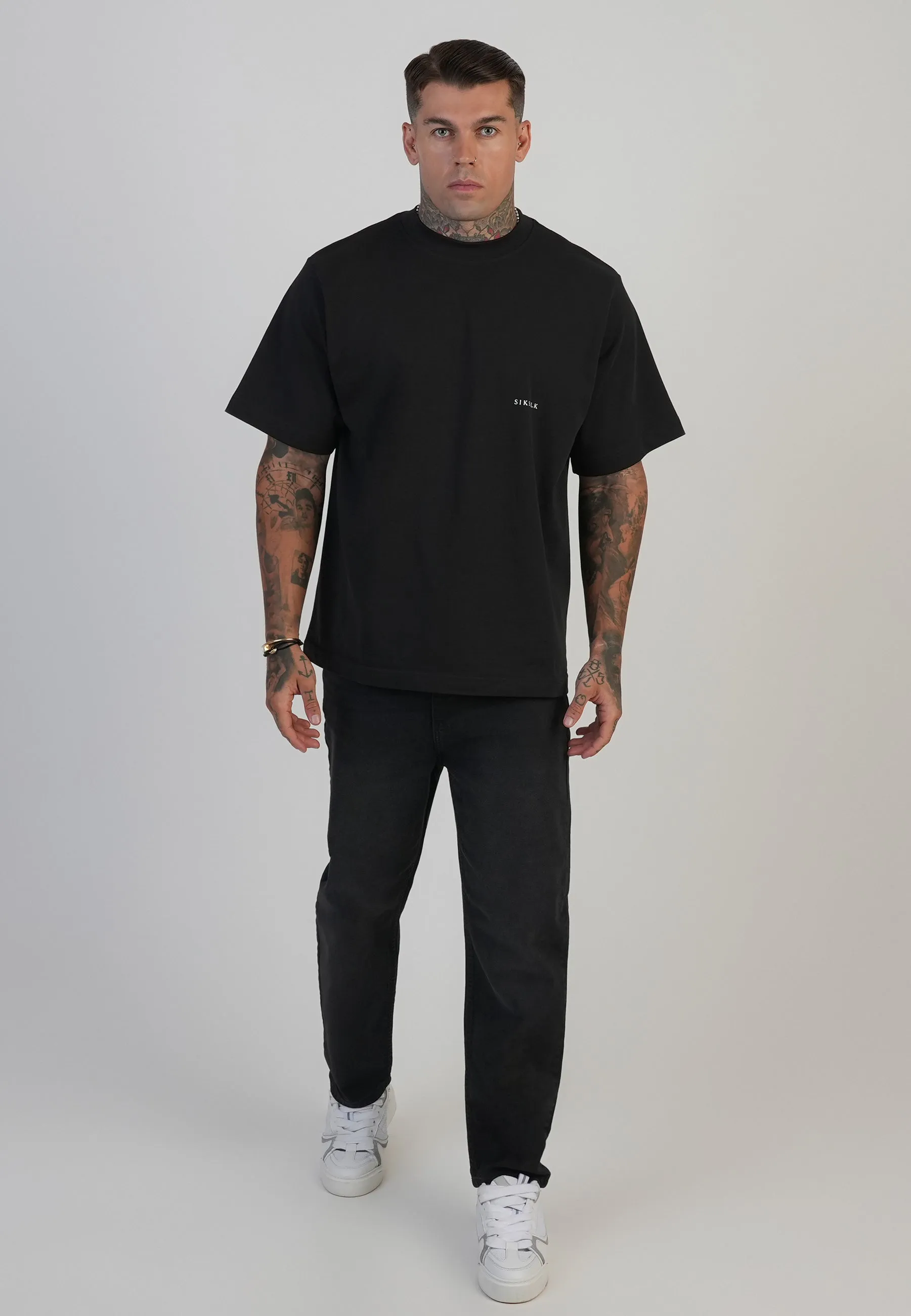 Tapered Jeans Washed Black sold by Siksilk product image thumbnail 4