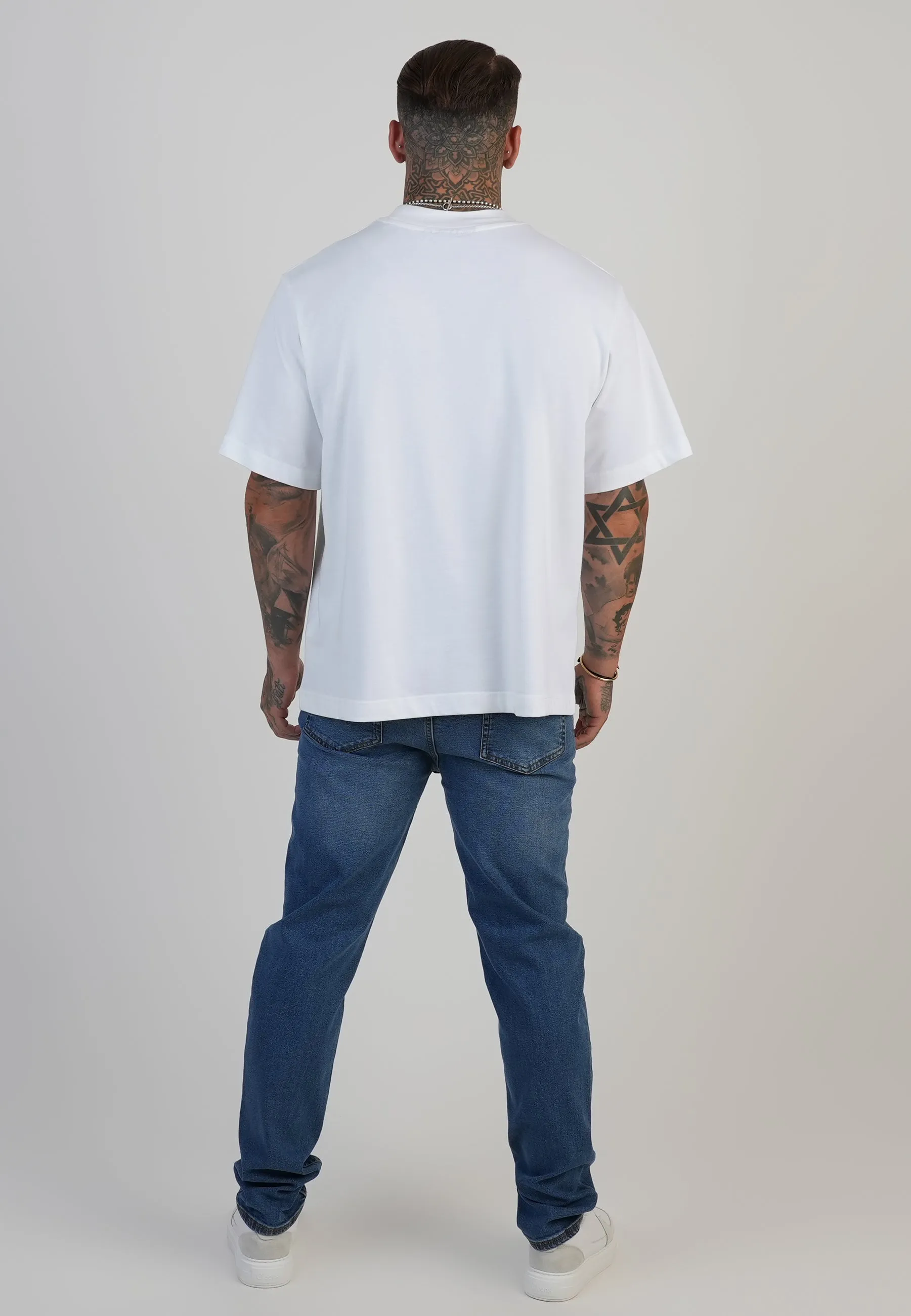 Slim Fit Jeans Washed Mid Blue sold by Siksilk product image thumbnail 5