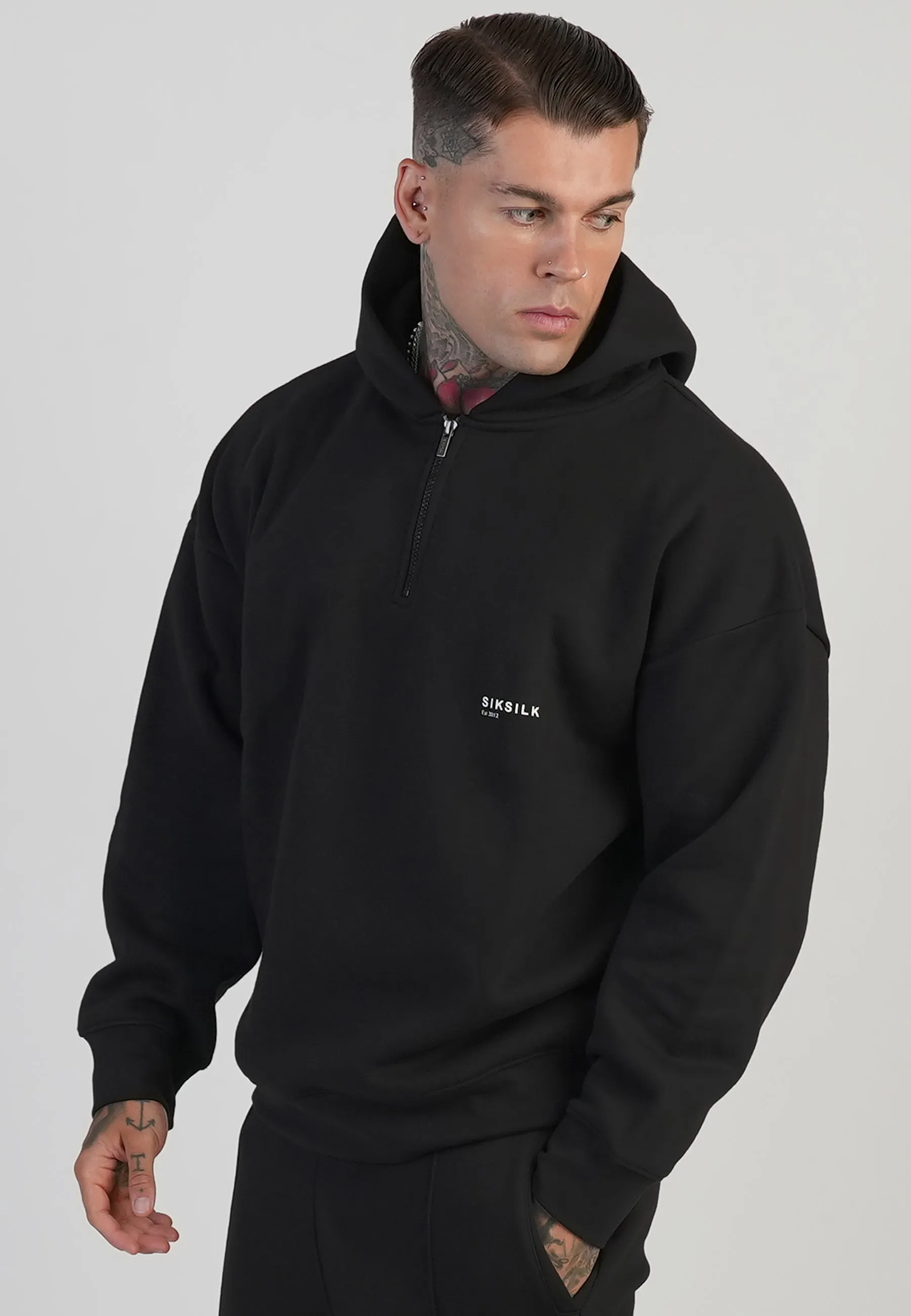 Black Graphic Hoodie sold by Siksilk