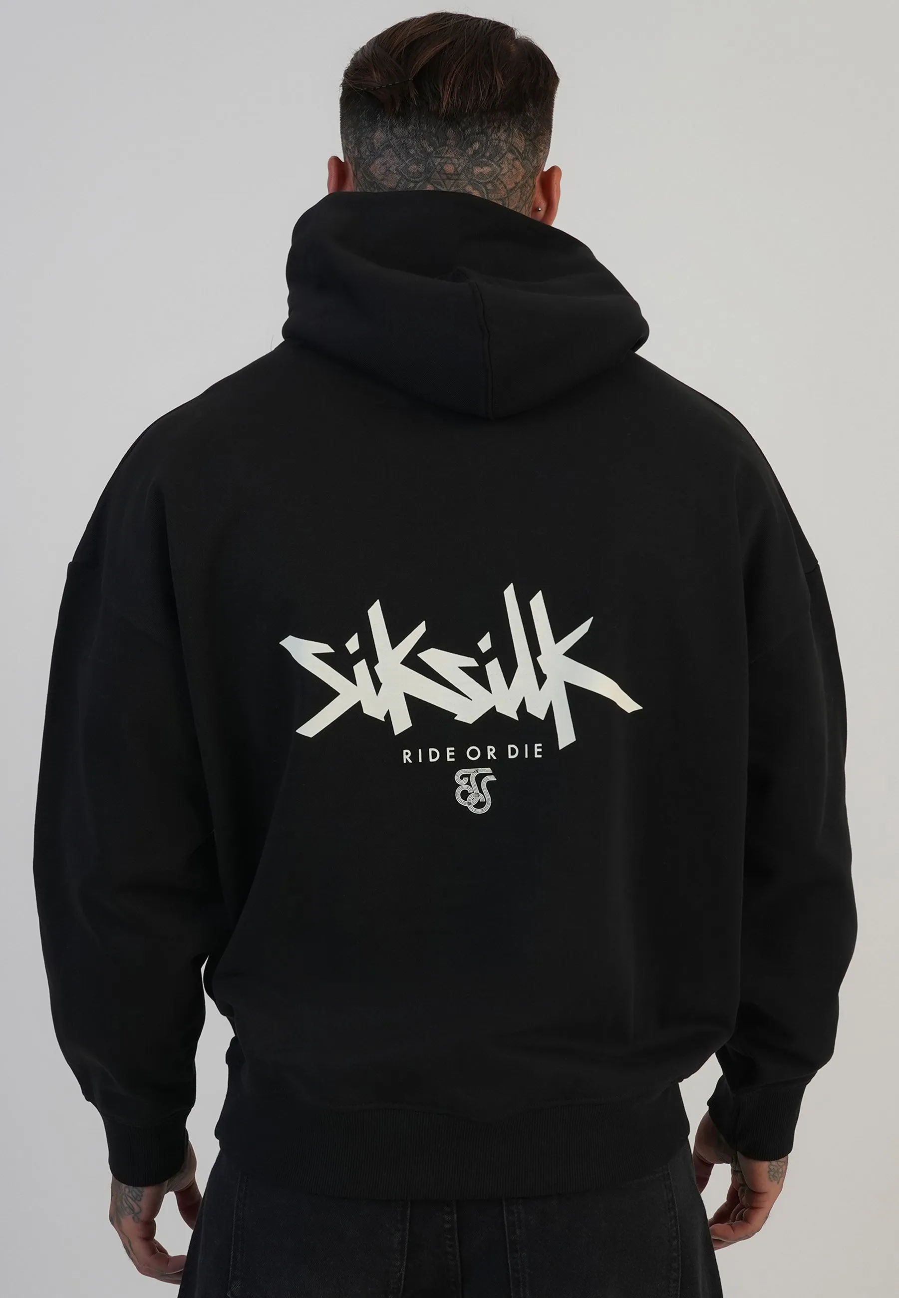 Black Graphic Hoodie sold by Siksilk product image thumbnail 2