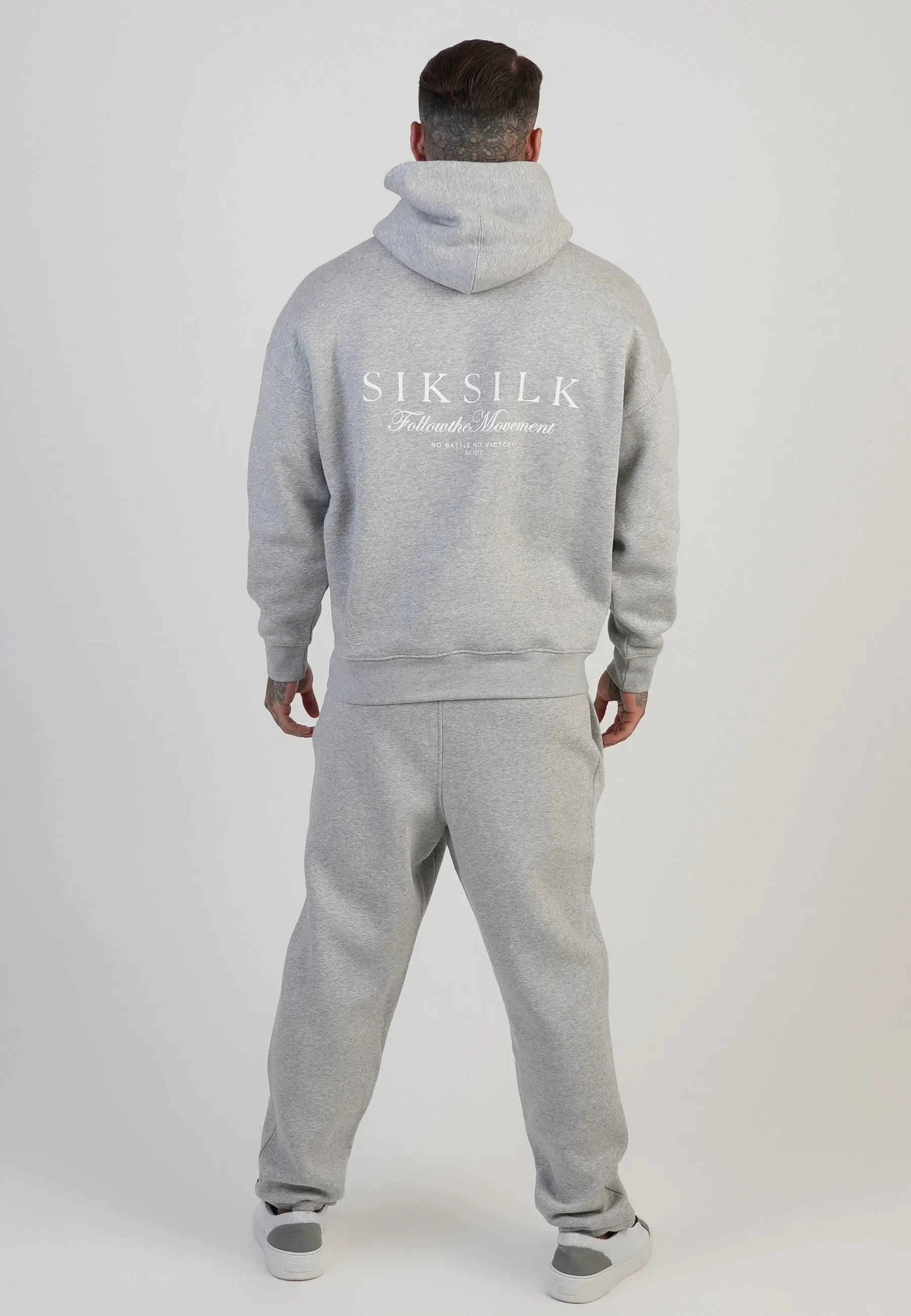 Grey Marl Track Pants sold by Siksilk product image thumbnail 5