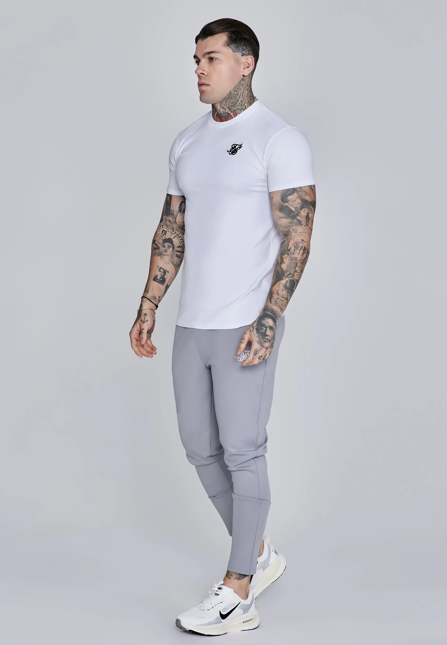 White Essentials T-Shirt sold by Siksilk product image thumbnail 4