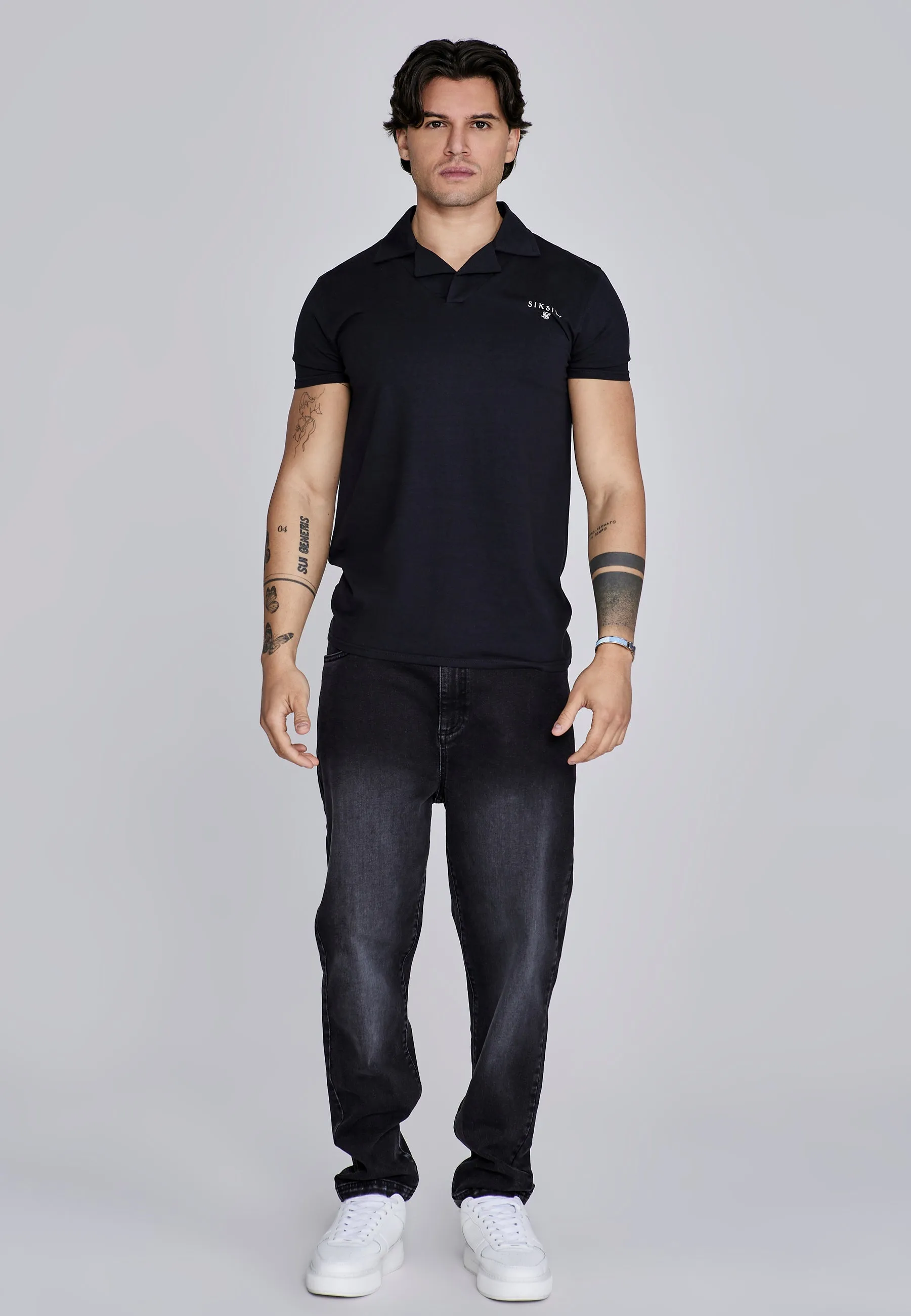 Black Revere Polo sold by Siksilk product image thumbnail 3