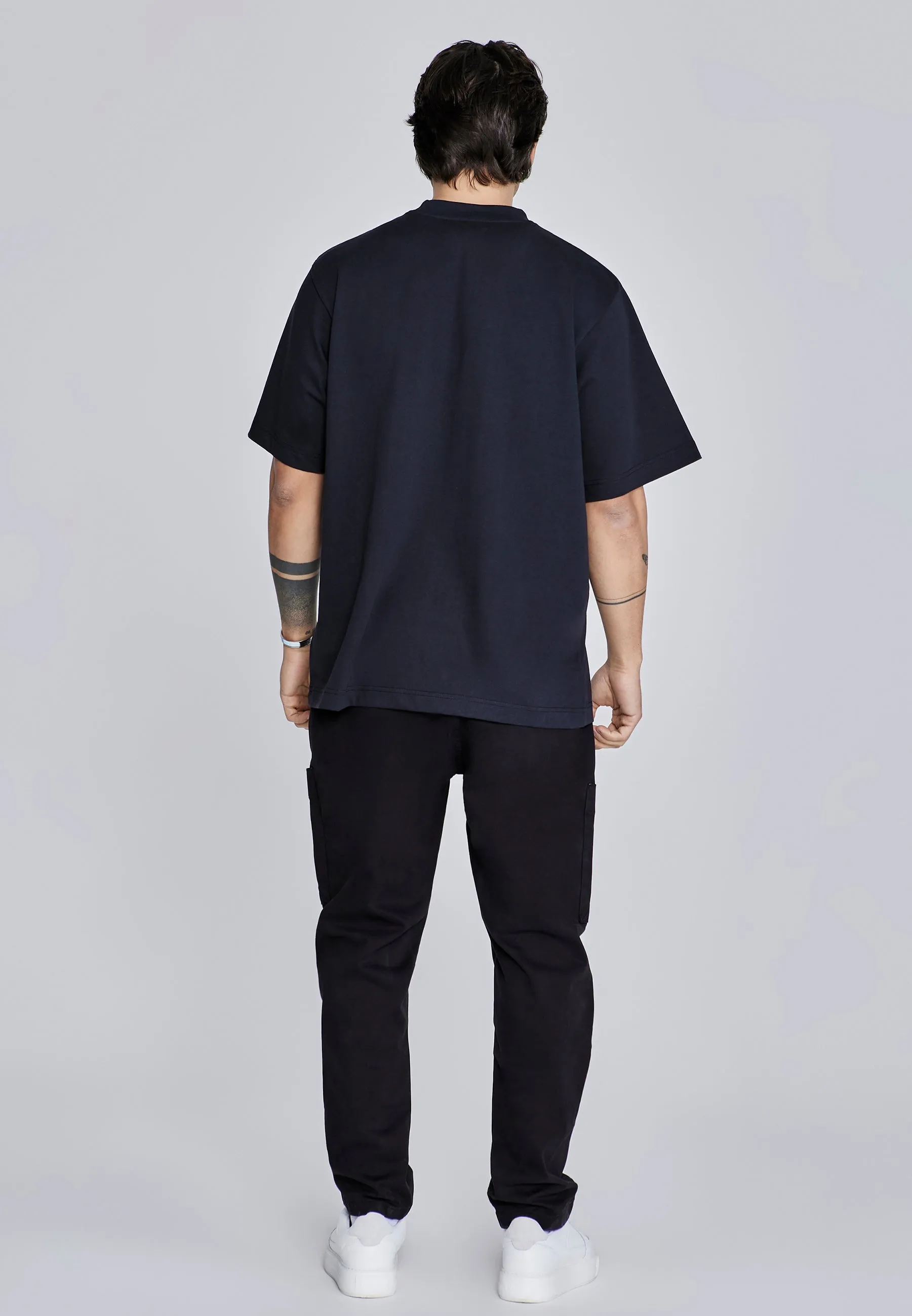 Black Oversized T-Shirt sold by Siksilk product image thumbnail 5