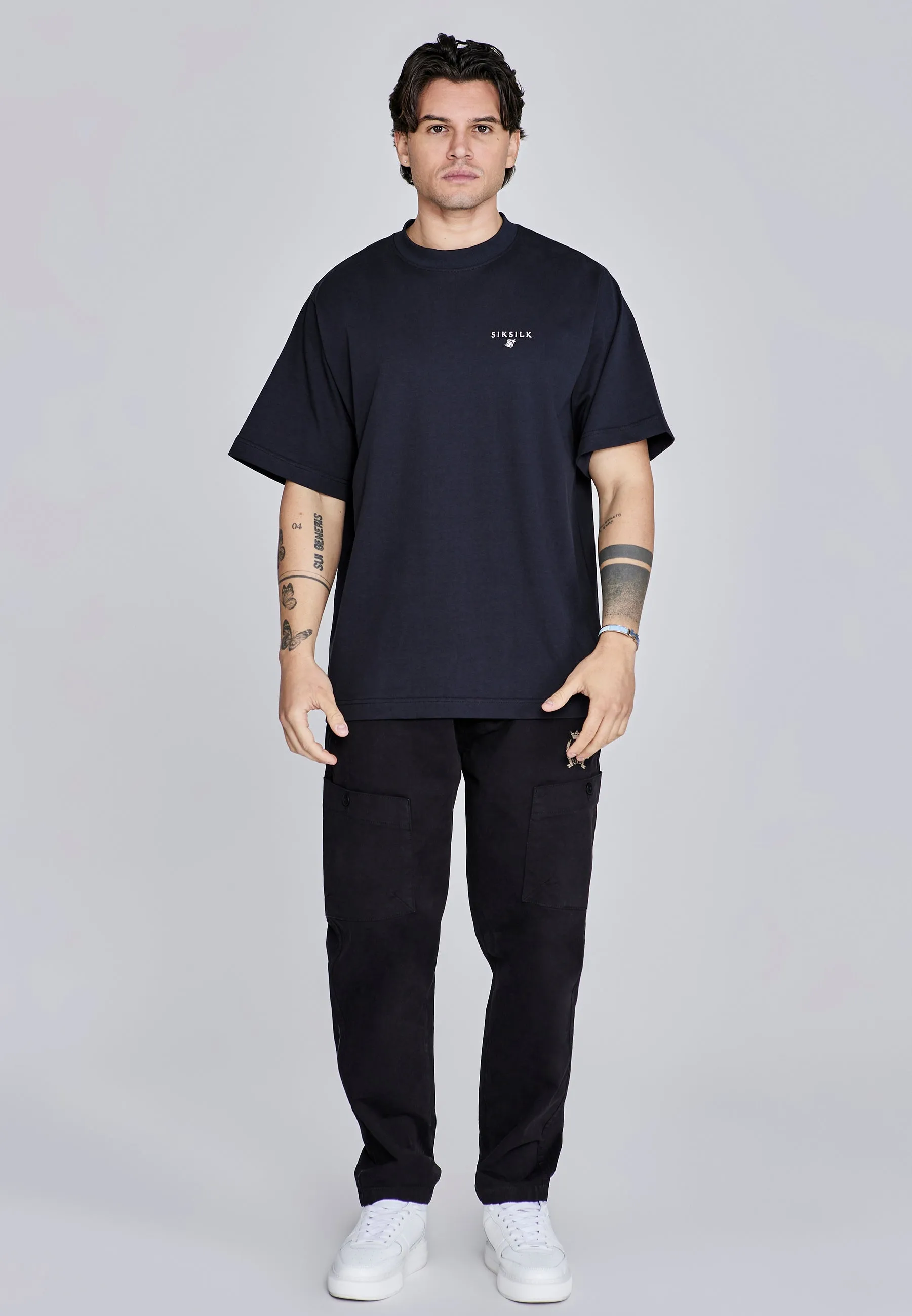 Black Oversized T-Shirt sold by Siksilk product image thumbnail 3