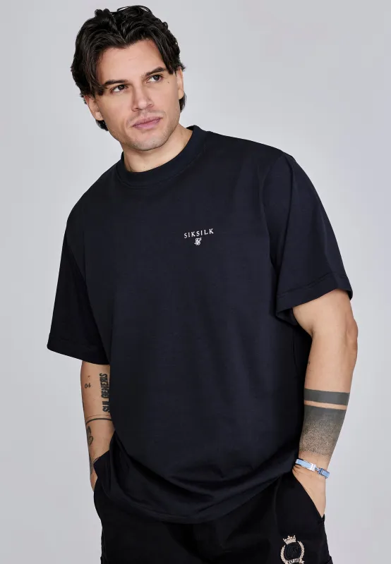 Black Oversized T-Shirt sold by Siksilk