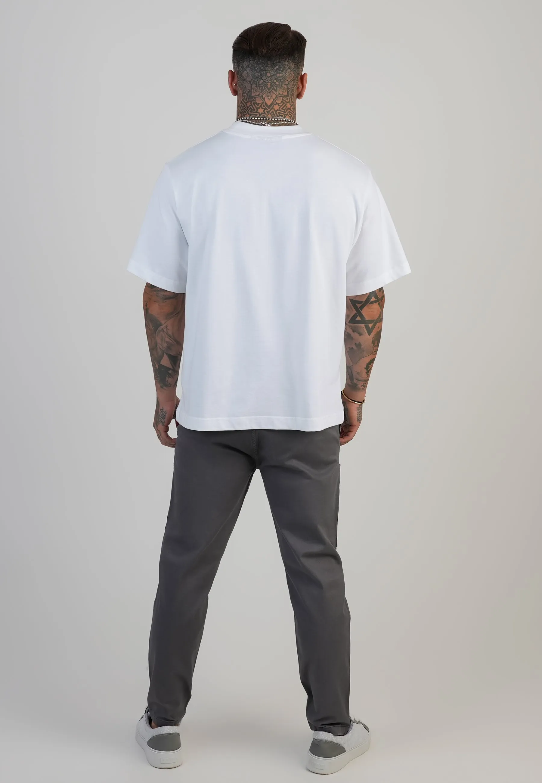 White Oversized T-Shirt sold by Siksilk product image thumbnail 5