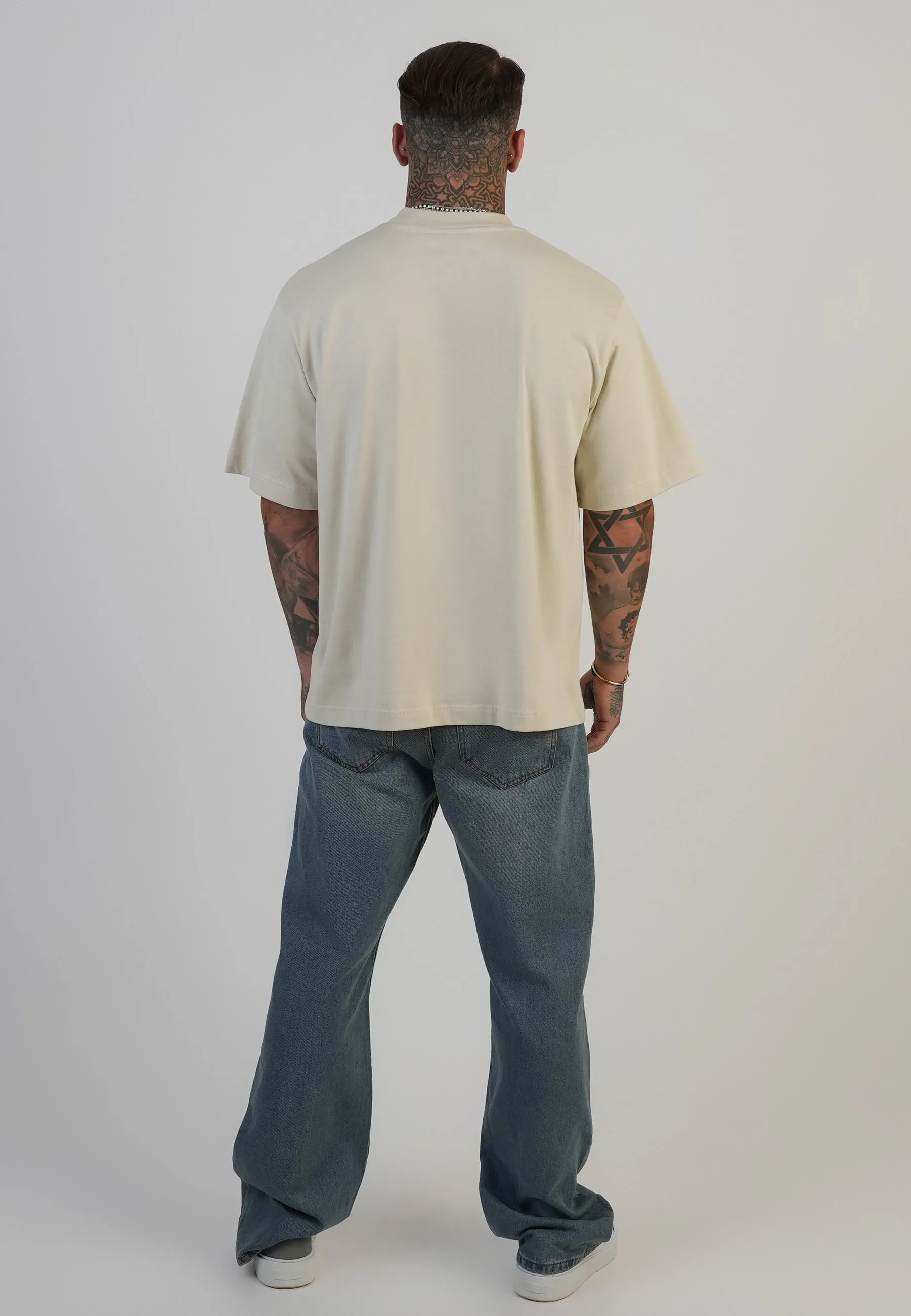 Ecru Logo T-Shirt sold by Siksilk product image thumbnail 5