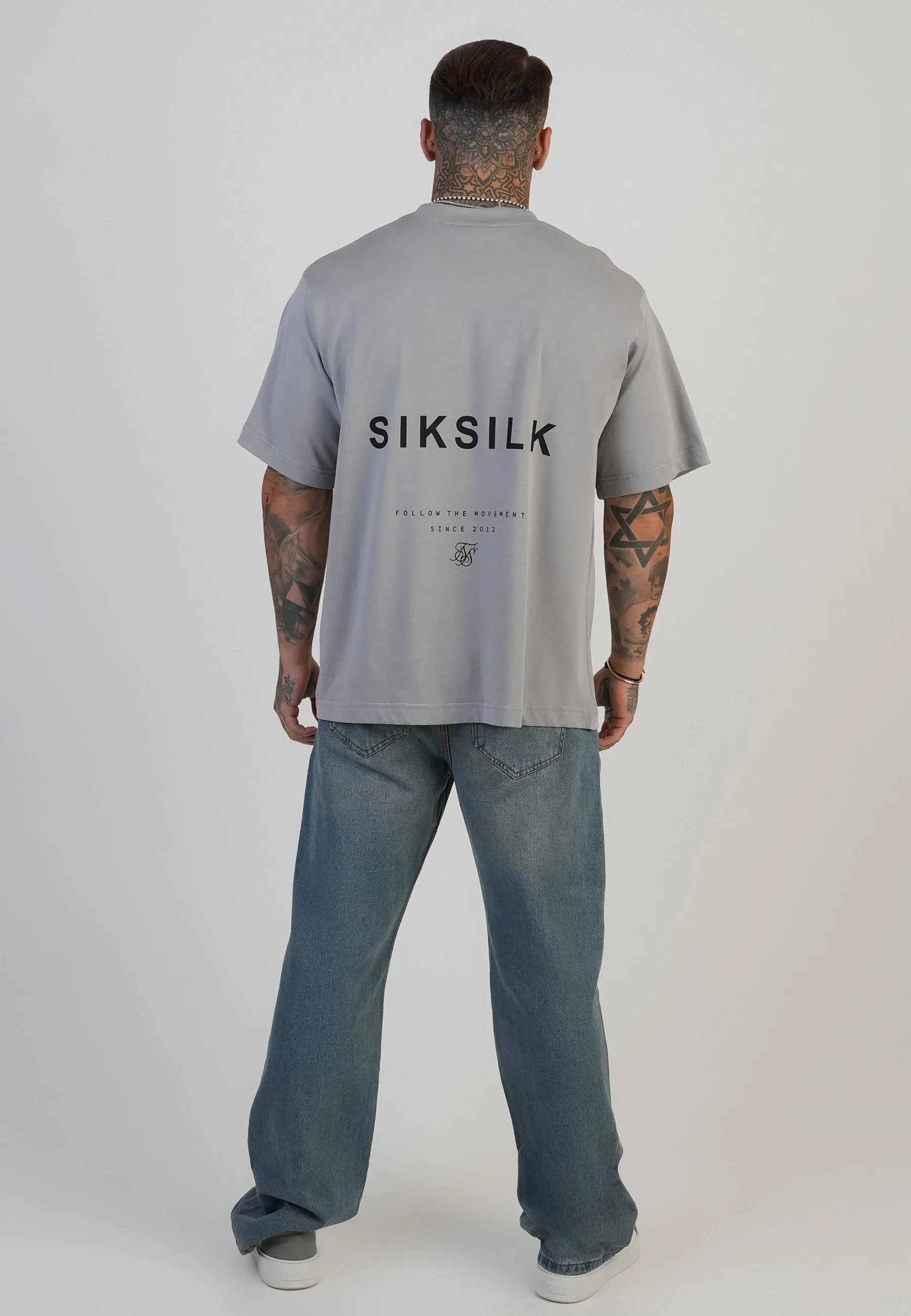 Grey Graphic T-Shirt sold by Siksilk product image thumbnail 5