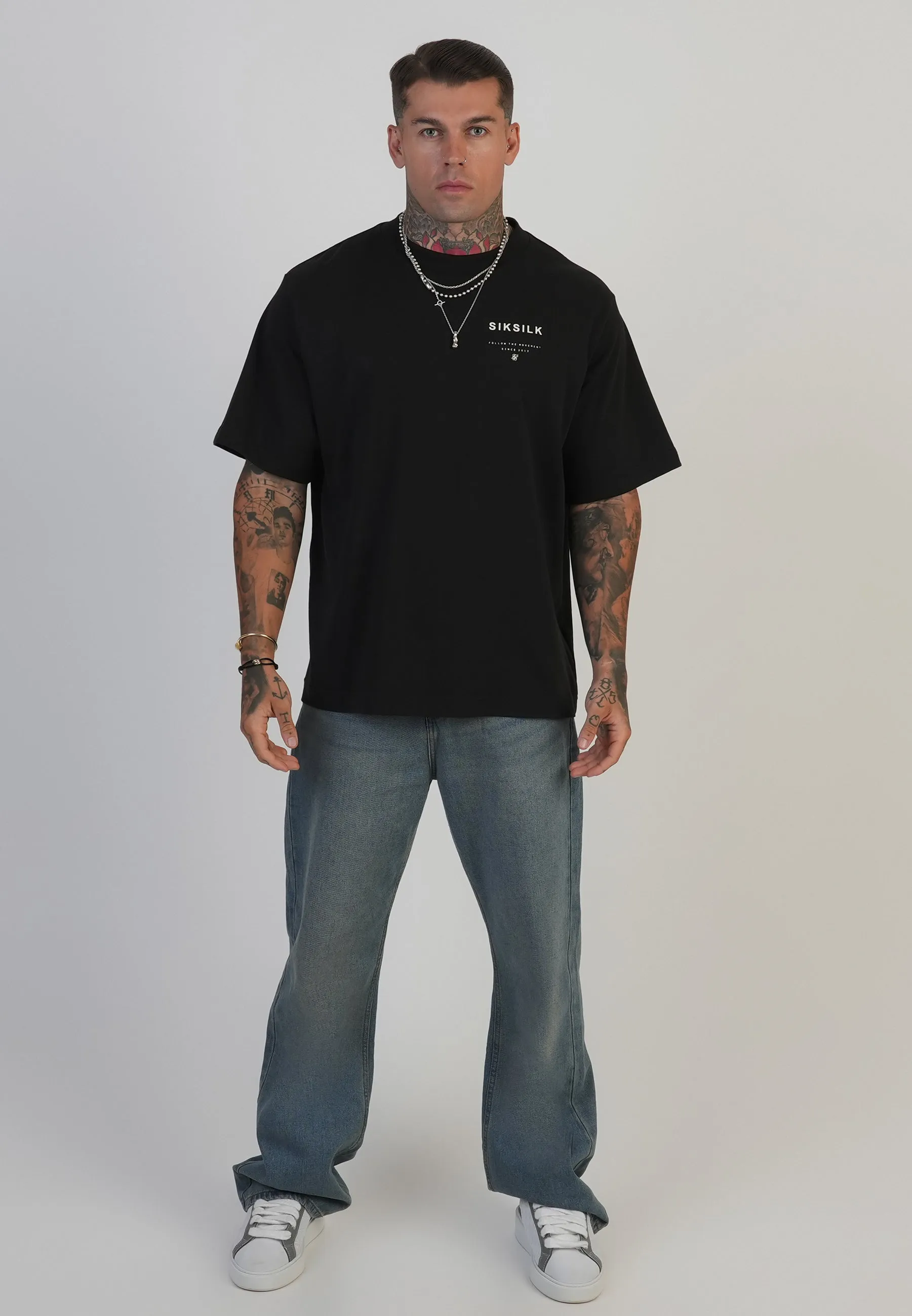 Black Graphic T-Shirt sold by Siksilk product image thumbnail 3