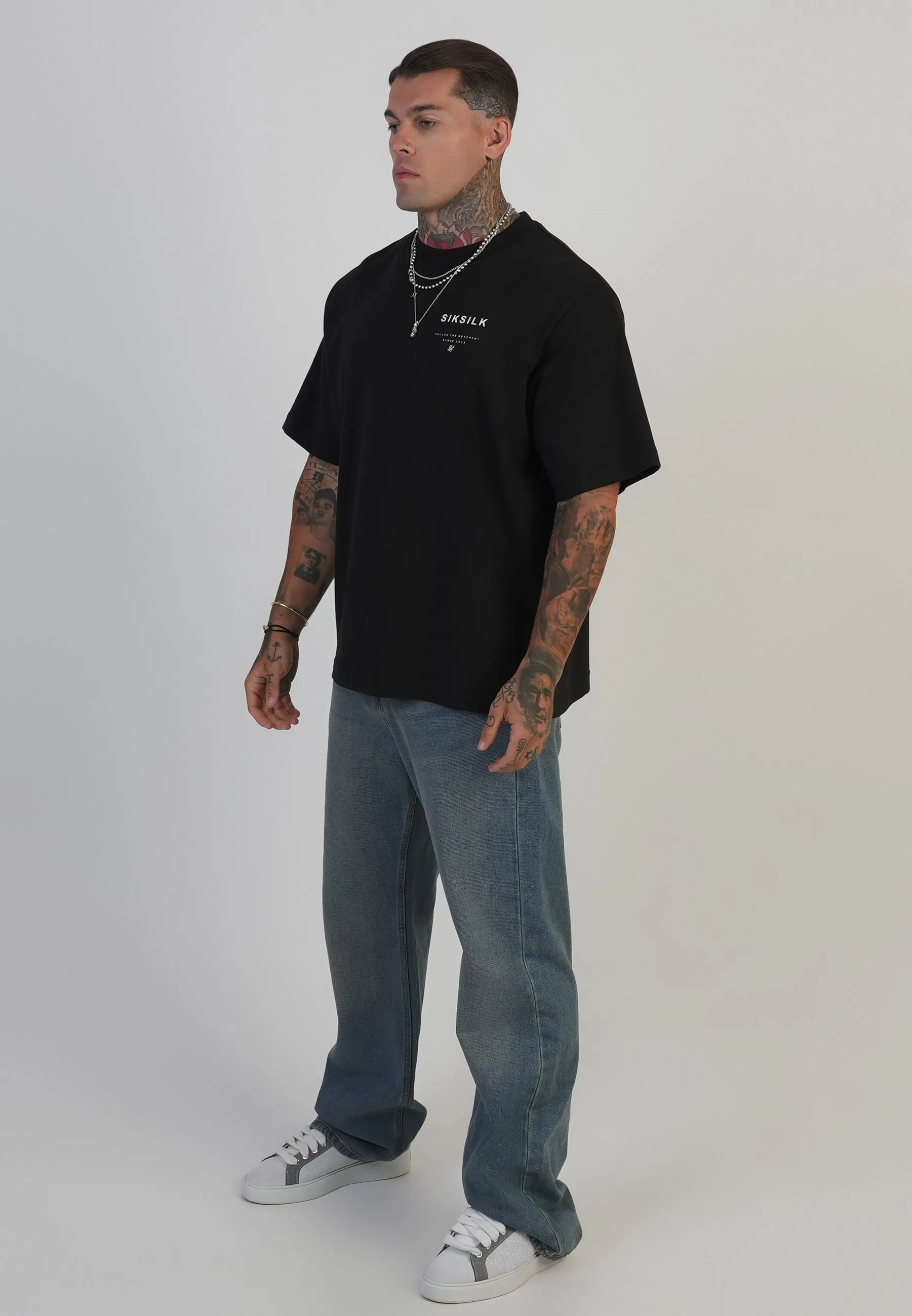 Black Graphic T-Shirt sold by Siksilk product image thumbnail 4