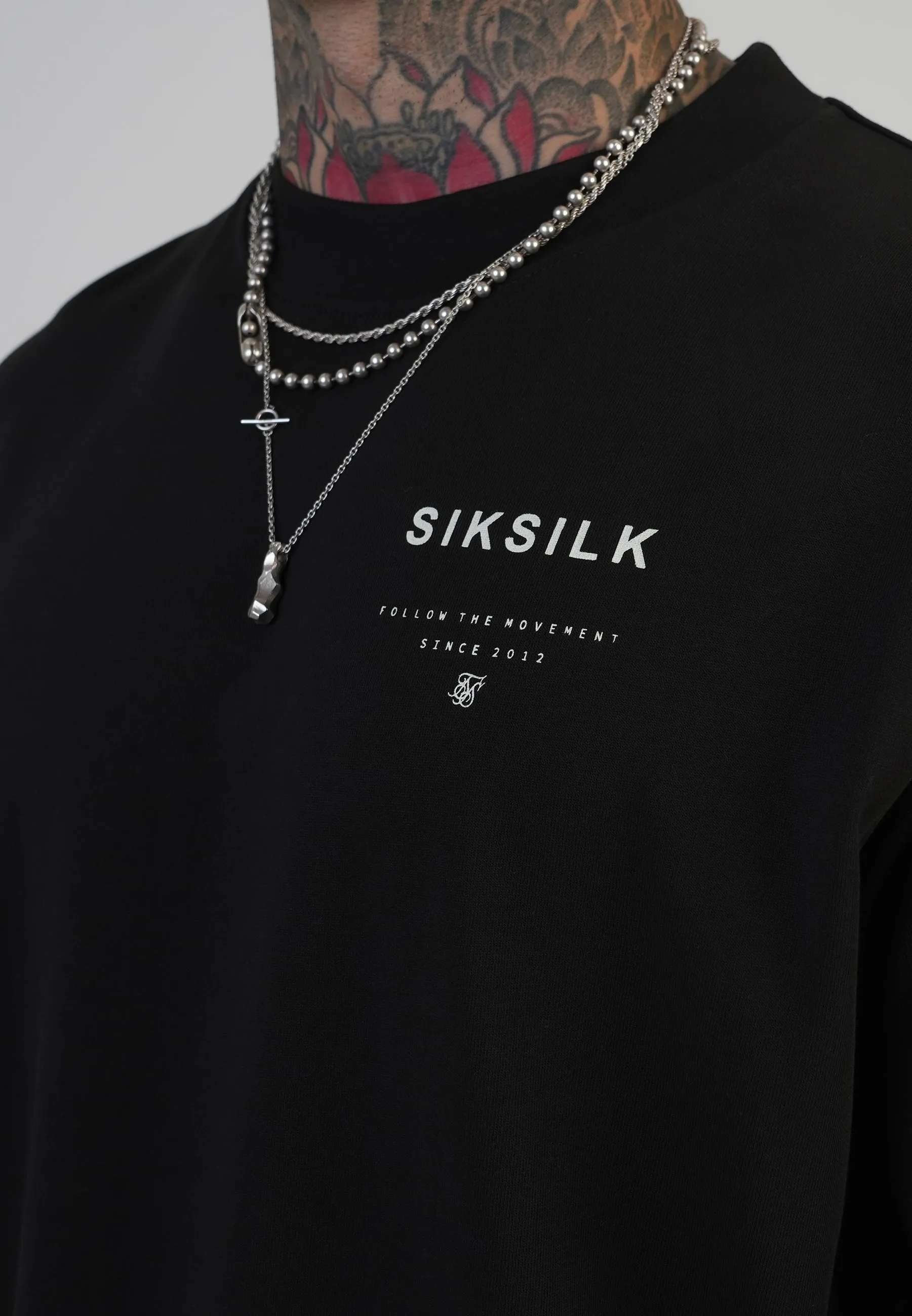 Black Graphic T-Shirt sold by Siksilk product image thumbnail 2