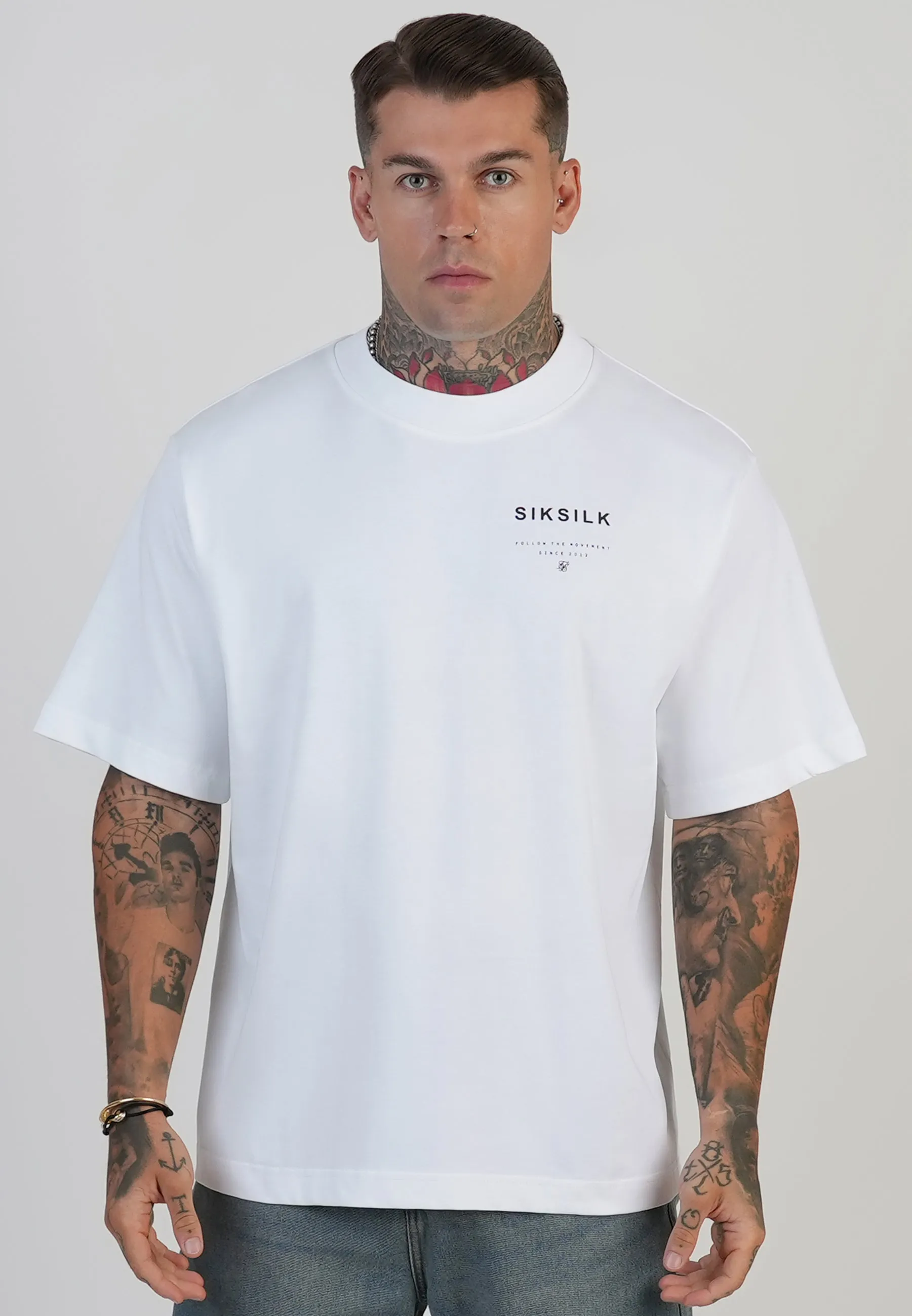 White Graphic T-Shirt sold by Siksilk