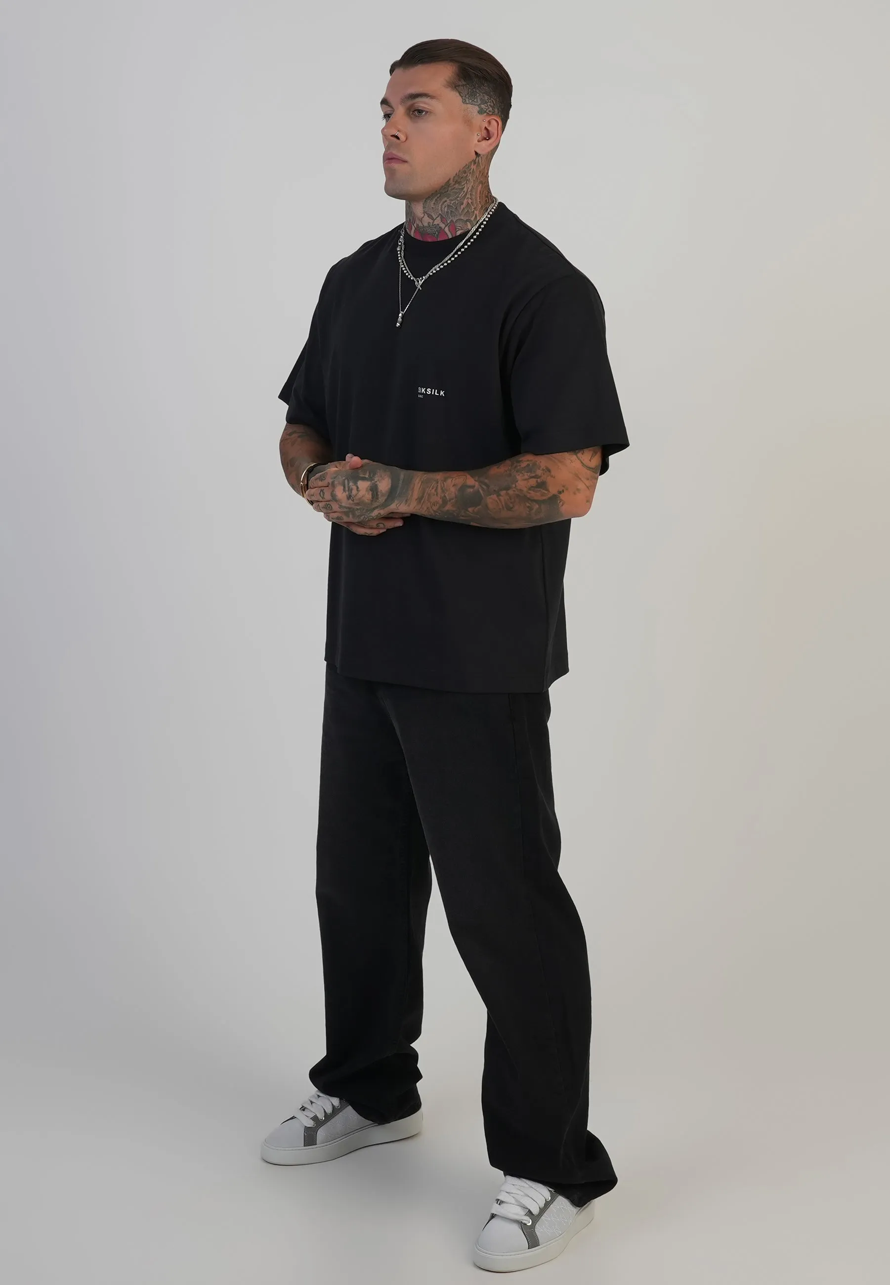 Black Graphic T-Shirt sold by Siksilk product image thumbnail 4