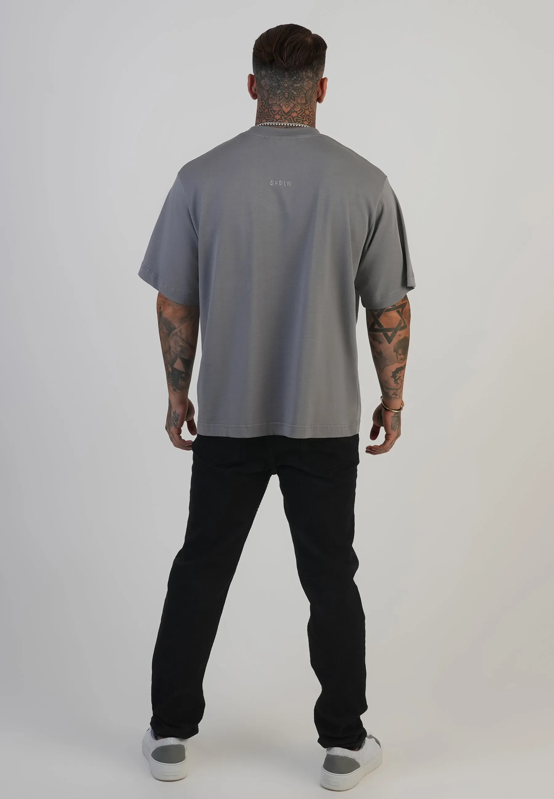Grey Graphic T-Shirt sold by Siksilk product image thumbnail 5