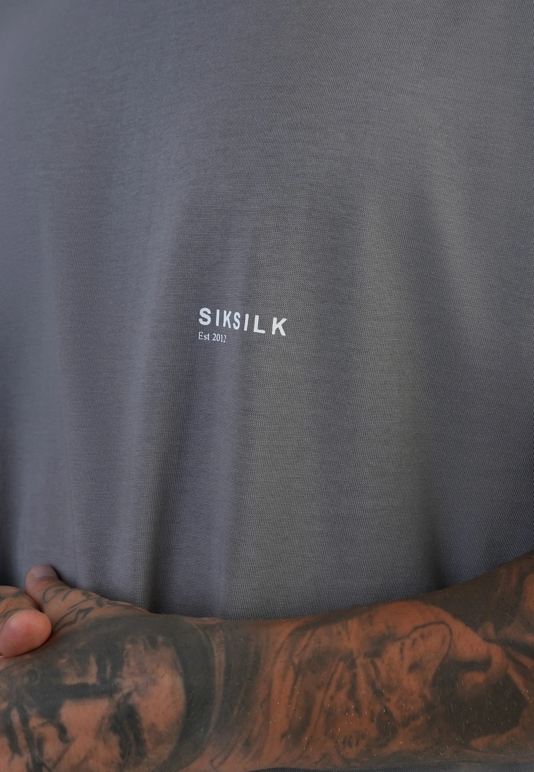 Grey Graphic T-Shirt sold by Siksilk product image thumbnail 2