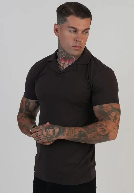 Brown Revere Polo sold by Siksilk