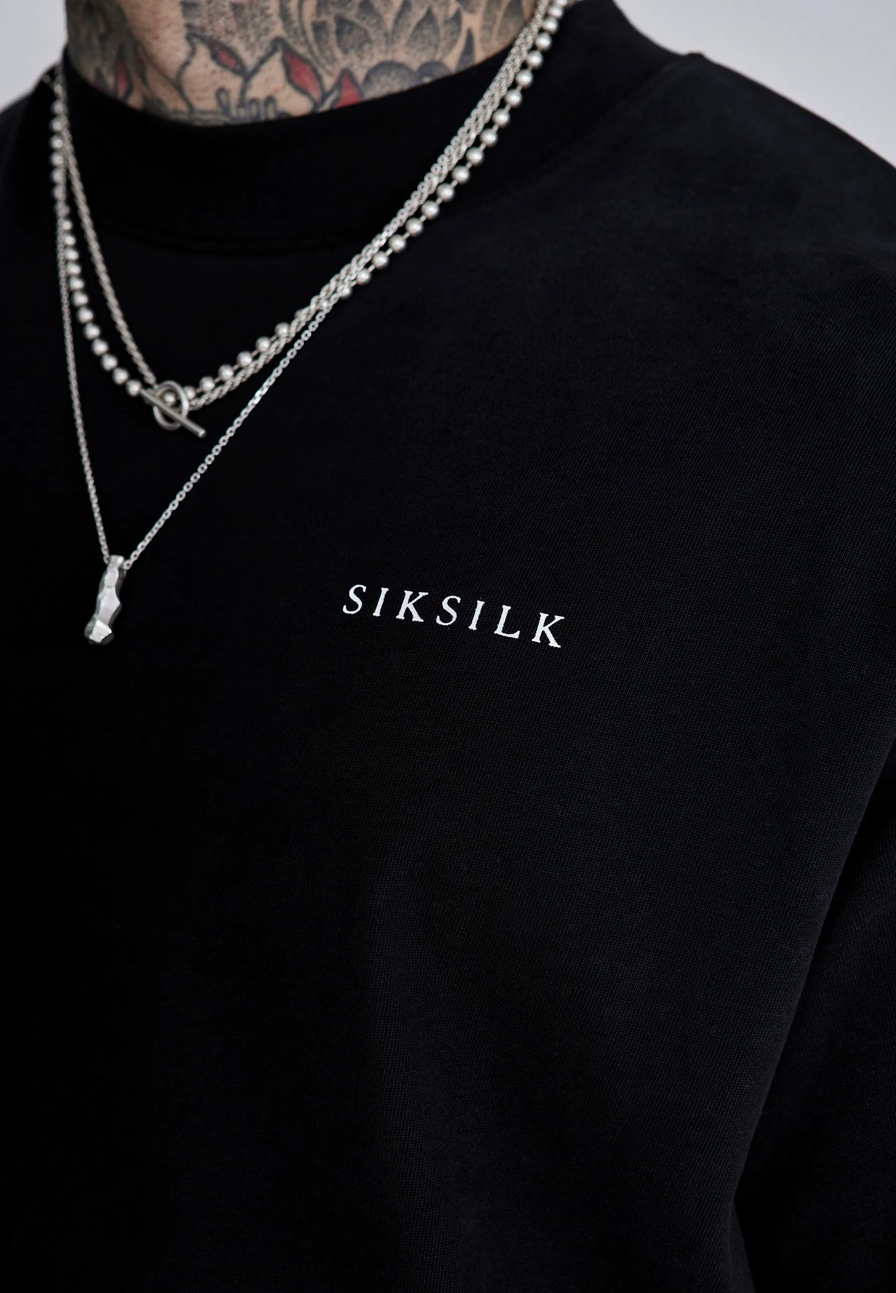 Black Graphic T-Shirt sold by Siksilk product image thumbnail 2