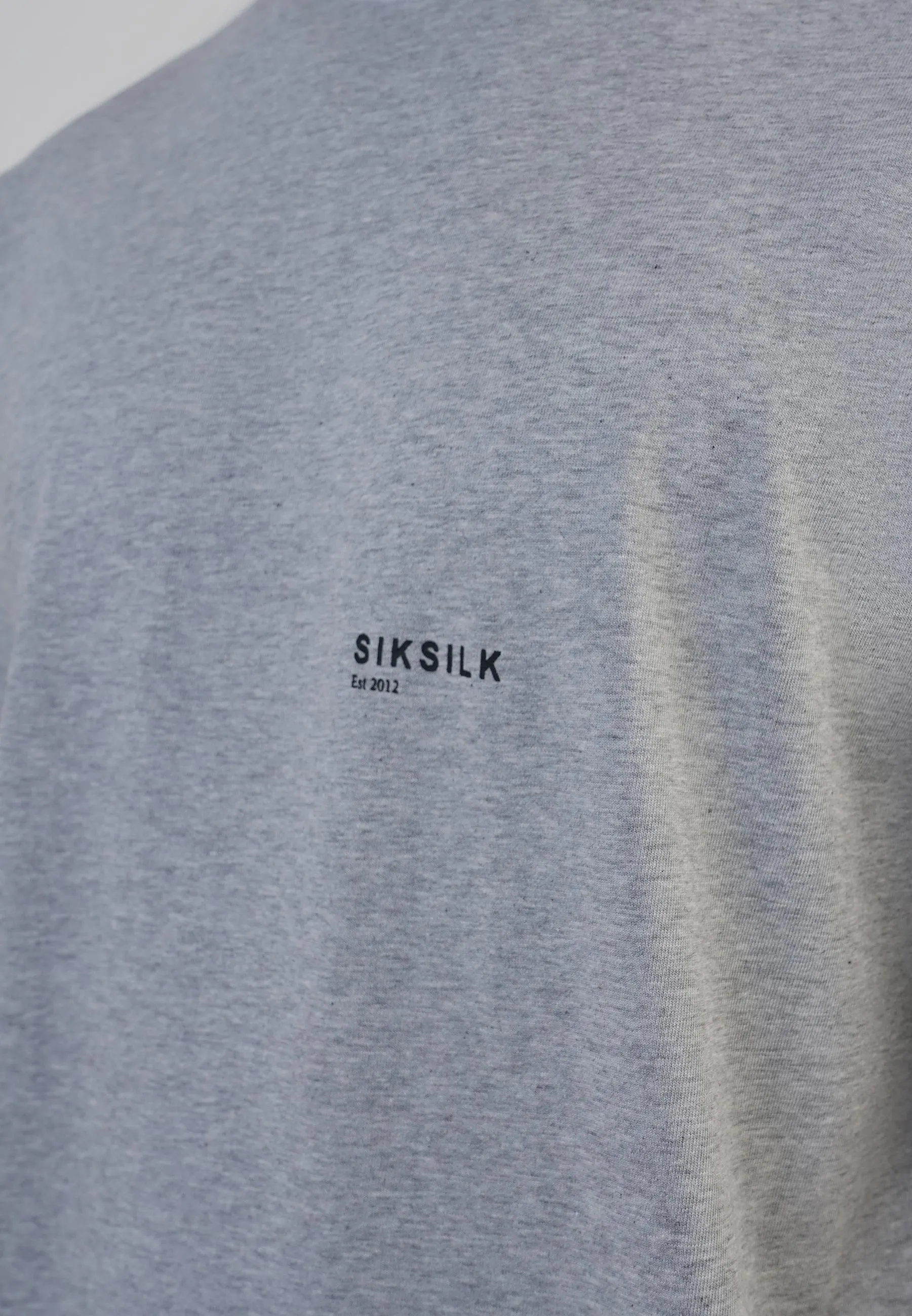 Grey Marl Graphic T-Shirt sold by Siksilk product image thumbnail 2