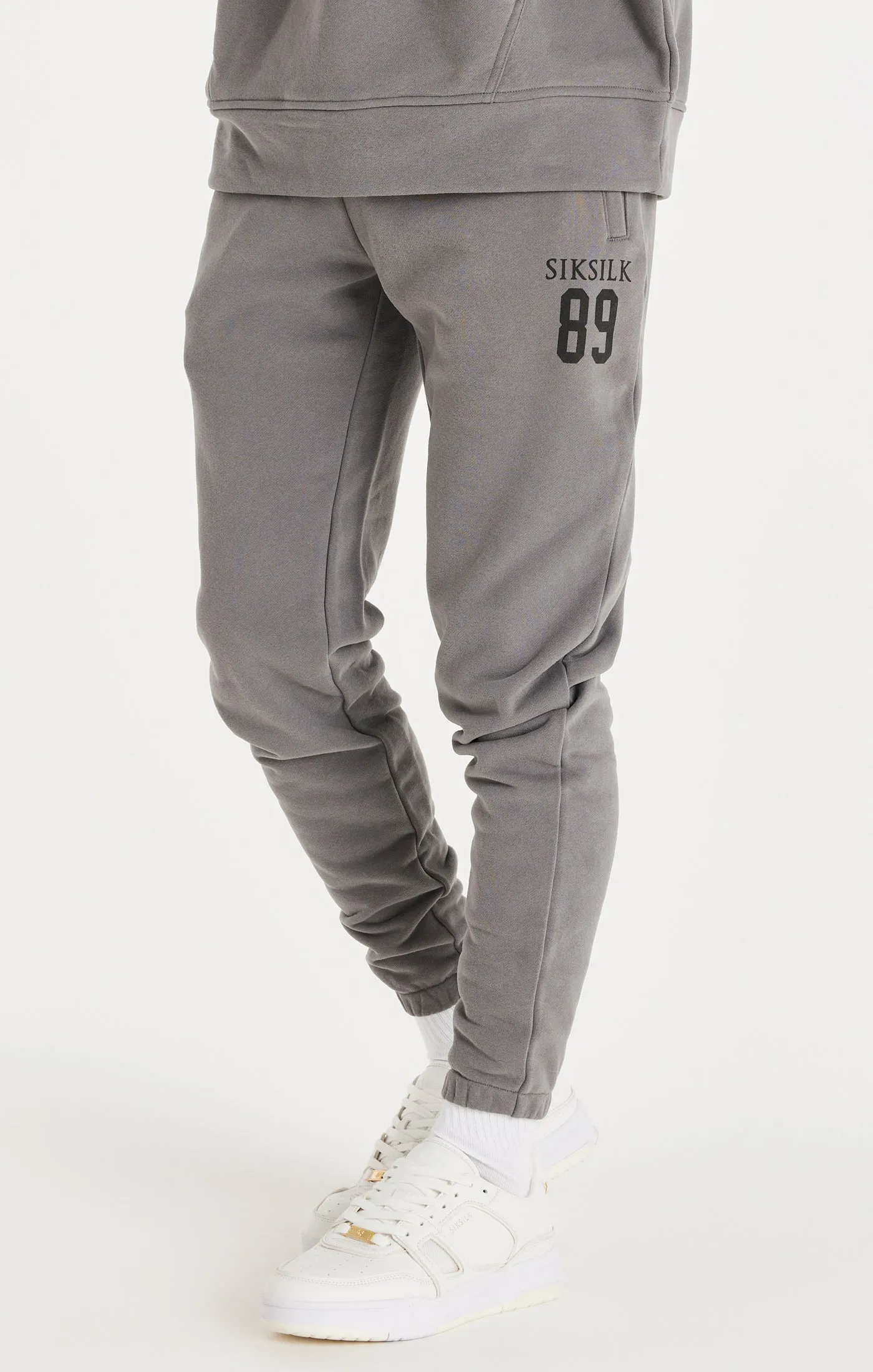 Grey Relaxed Fit Cuff Jogger sold by Siksilk