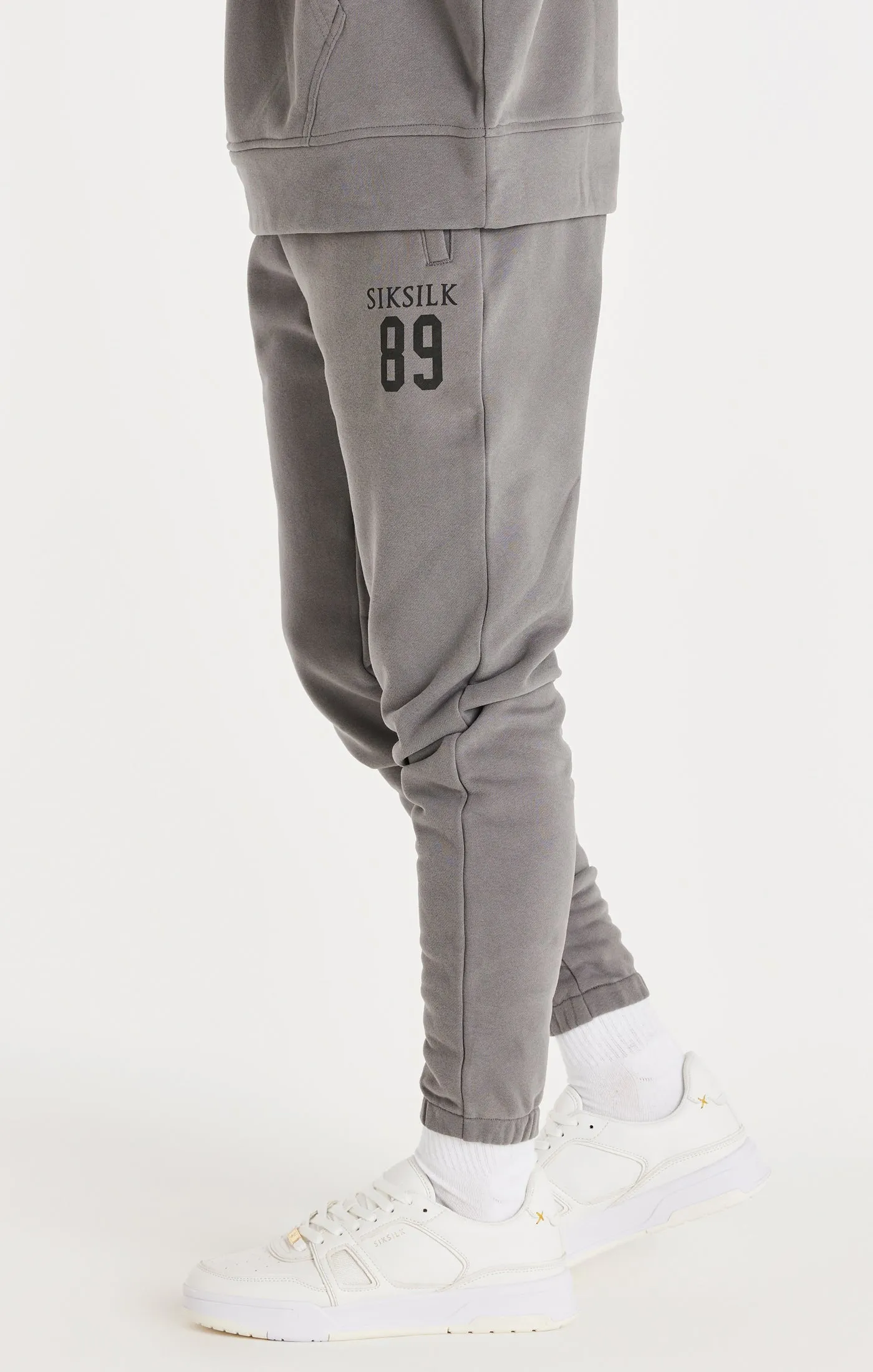Grey Relaxed Fit Cuff Jogger sold by Siksilk product image thumbnail 2