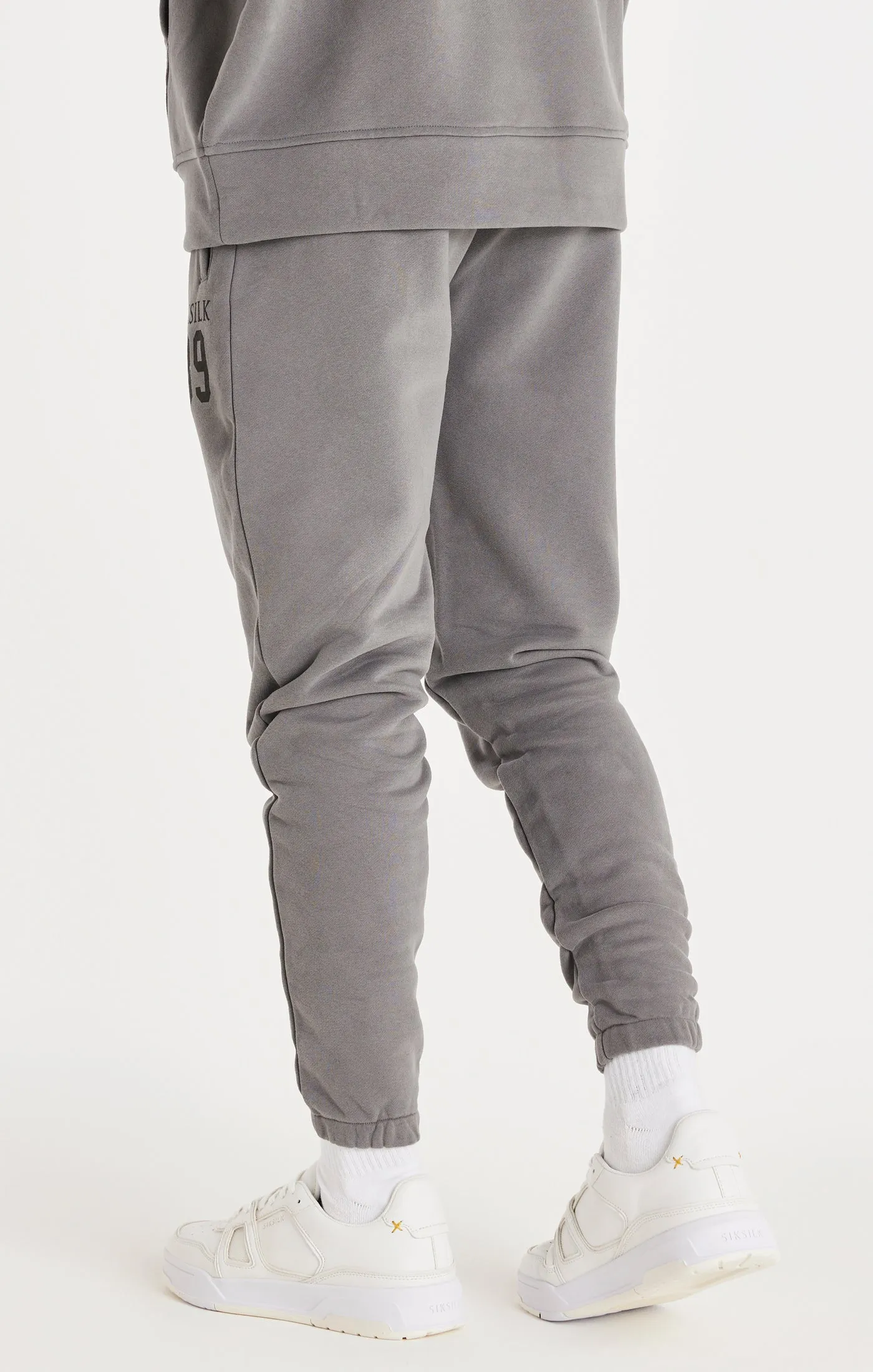 Grey Relaxed Fit Cuff Jogger sold by Siksilk product image thumbnail 3