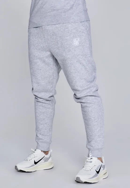 Grey Marl Essentials Joggers sold by Siksilk