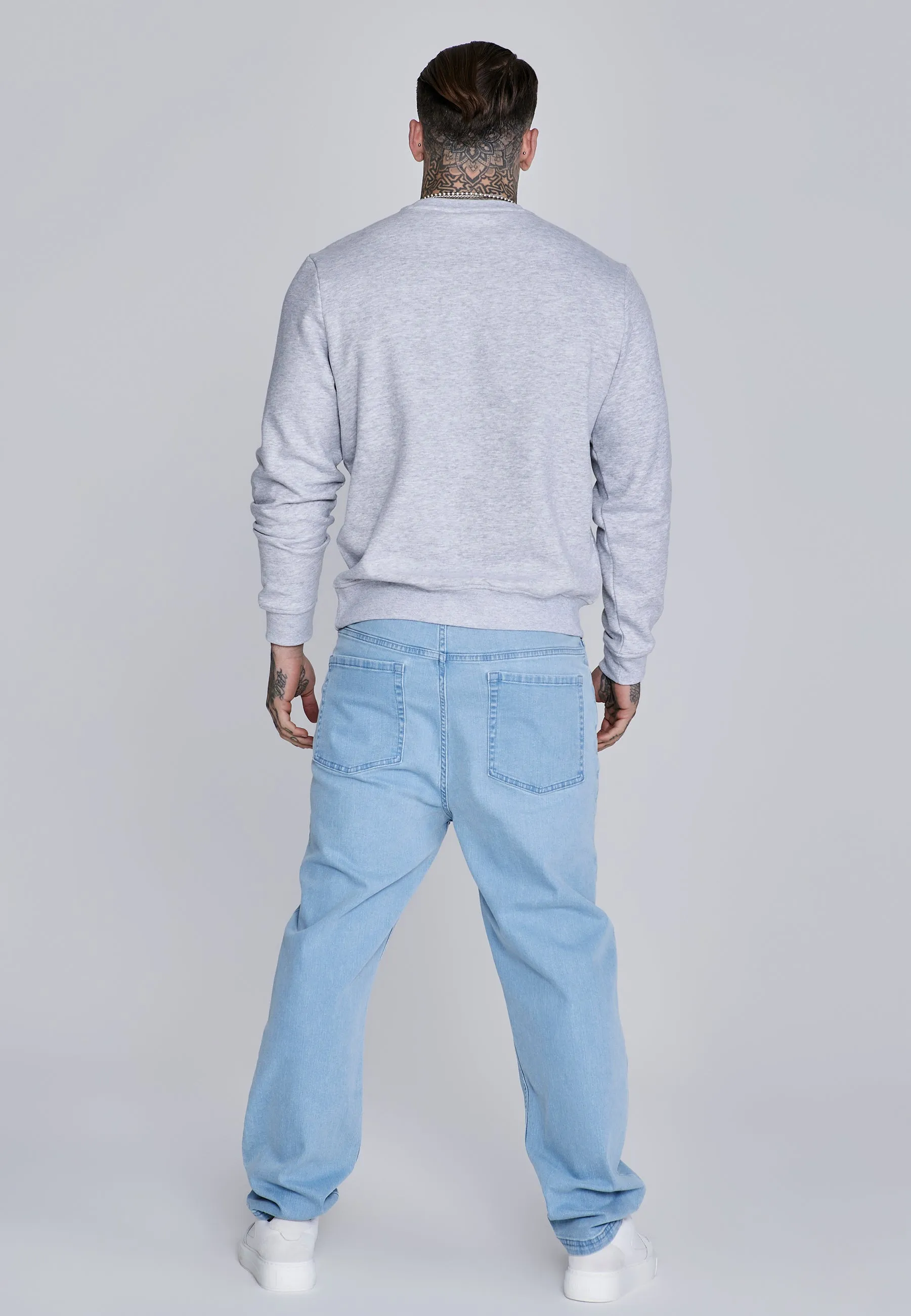 Grey Marl Essentials Sweater sold by Siksilk product image thumbnail 5