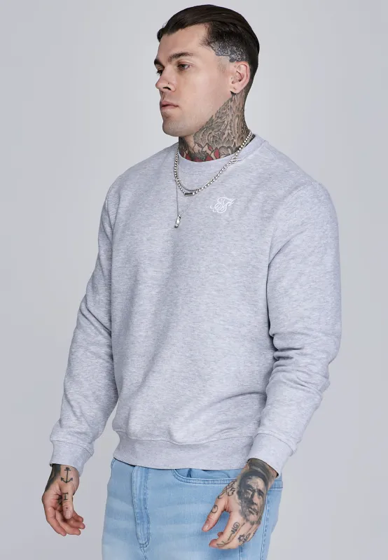 Grey Marl Essentials Sweater sold by Siksilk