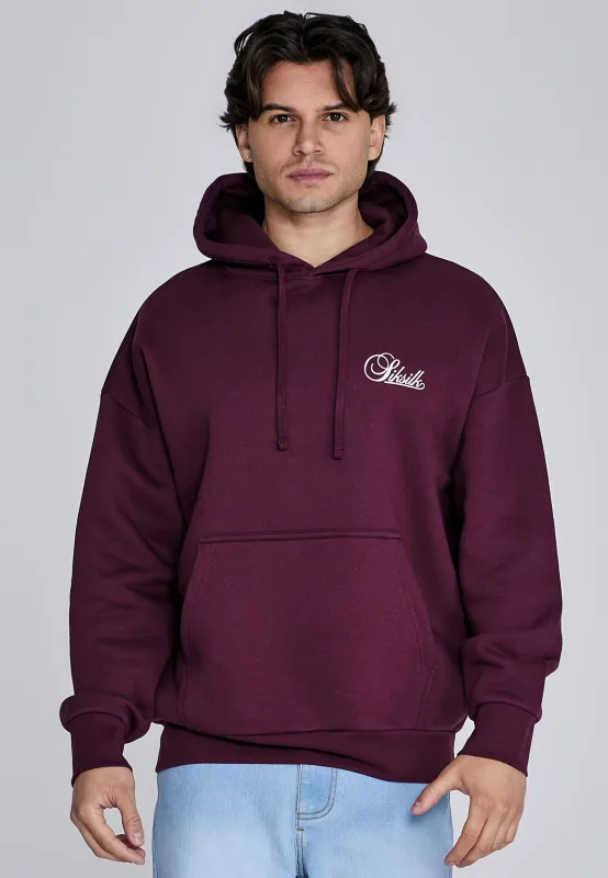 Burgundy Essentials Hoodie sold by Siksilk
