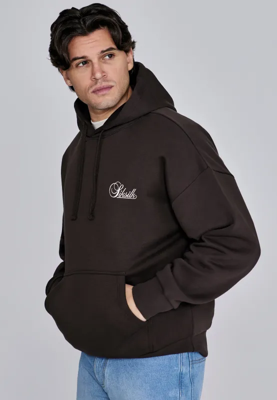 Brown Essentials Hoodie sold by Siksilk