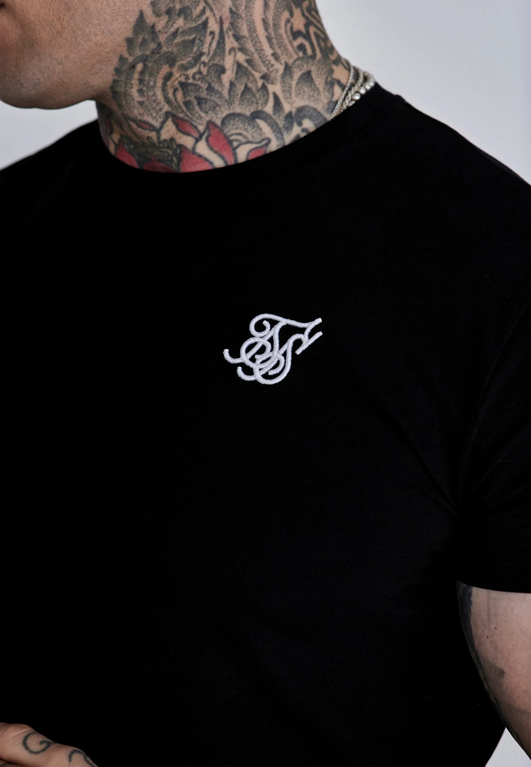 Black Essentials T-Shirt sold by Siksilk product image thumbnail 2
