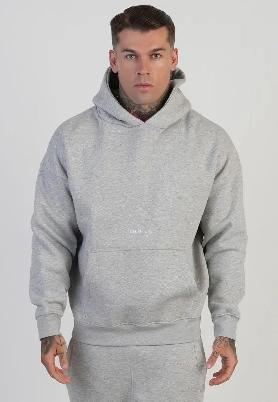Grey Marl Graphic Hoodie sold by Siksilk