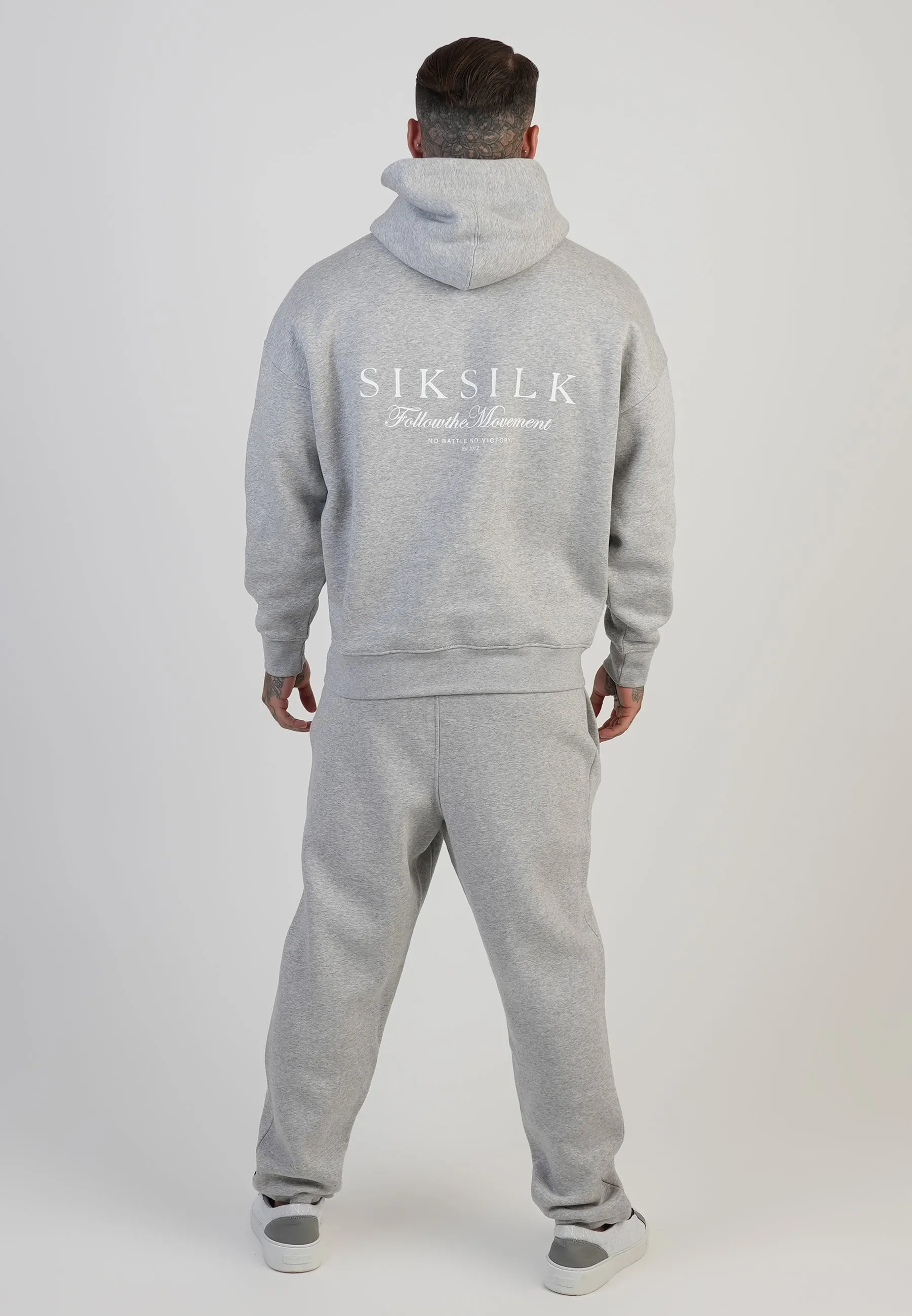 Grey Marl Graphic Hoodie sold by Siksilk product image thumbnail 5