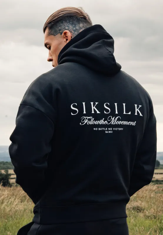 Black Graphic Hoodie sold by Siksilk
